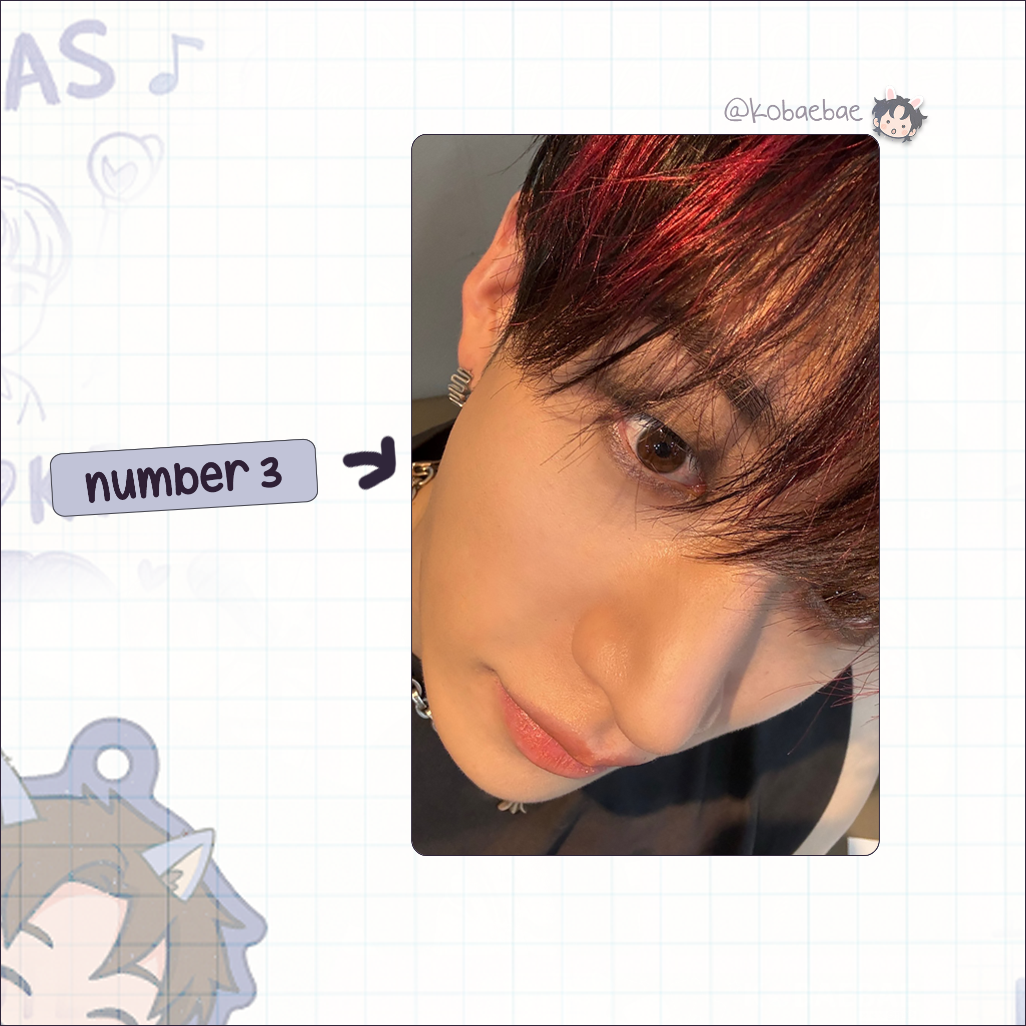 Skz - Channie handmade photocards kpop inspired - Set 3