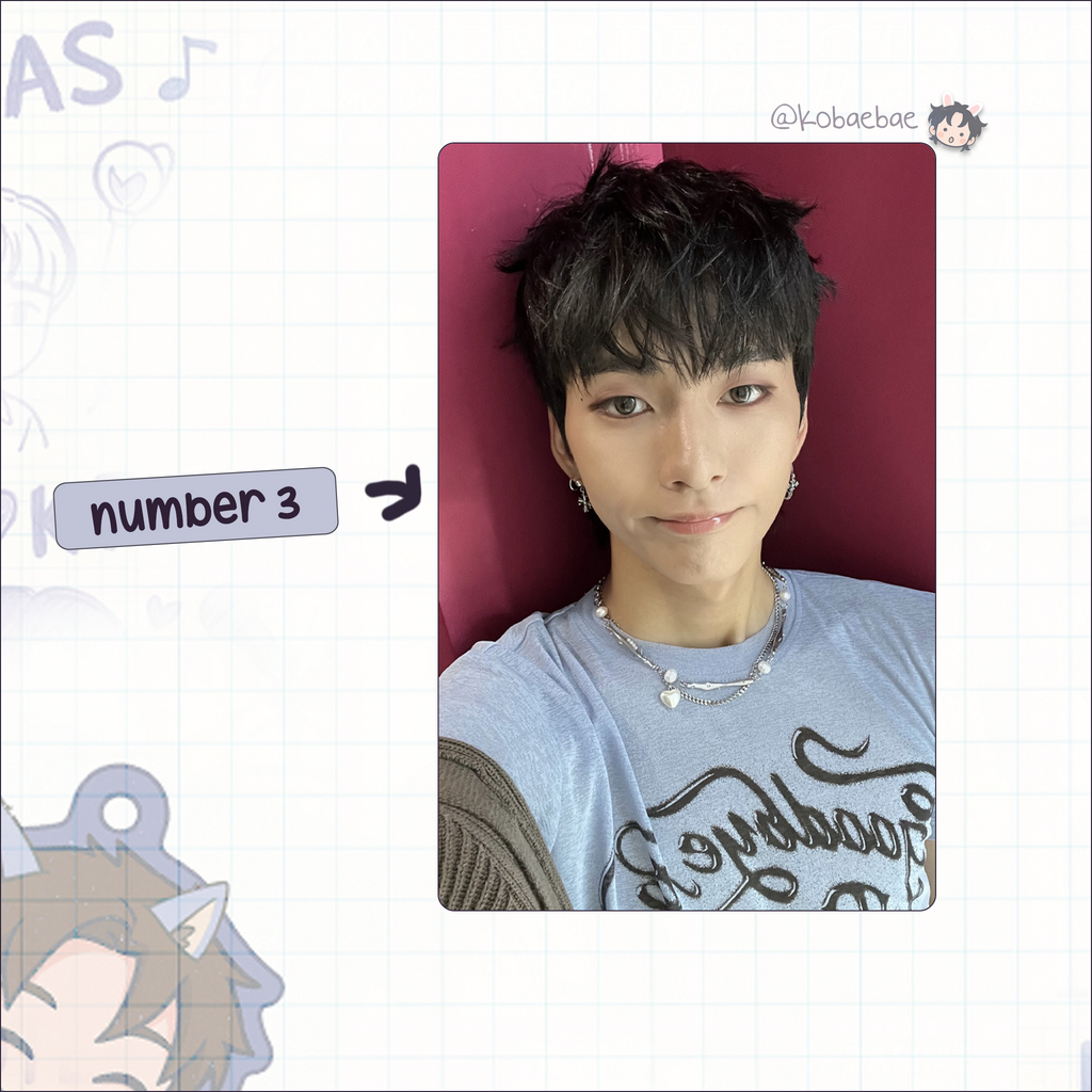 XHR (Xdinary Heroes) - Ode Handmade photocards kpop inspired - Bias set 3