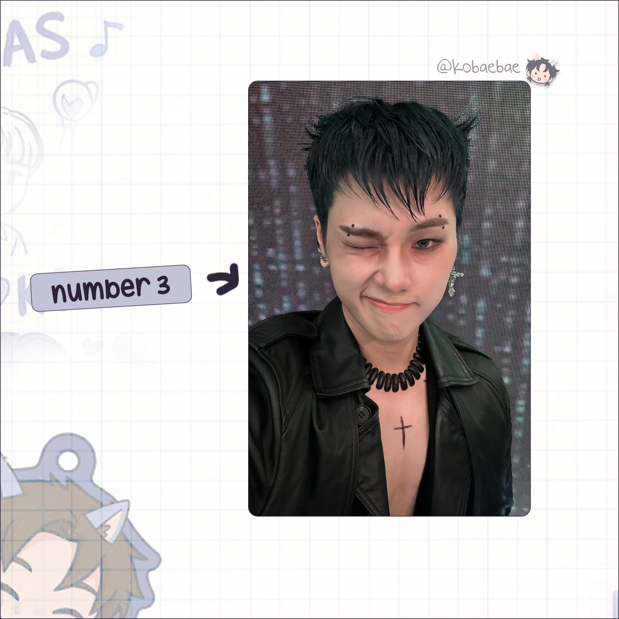 XHR (Xdinary Heroes) - Jungsu Handmade photocards kpop inspired - Bias set 3