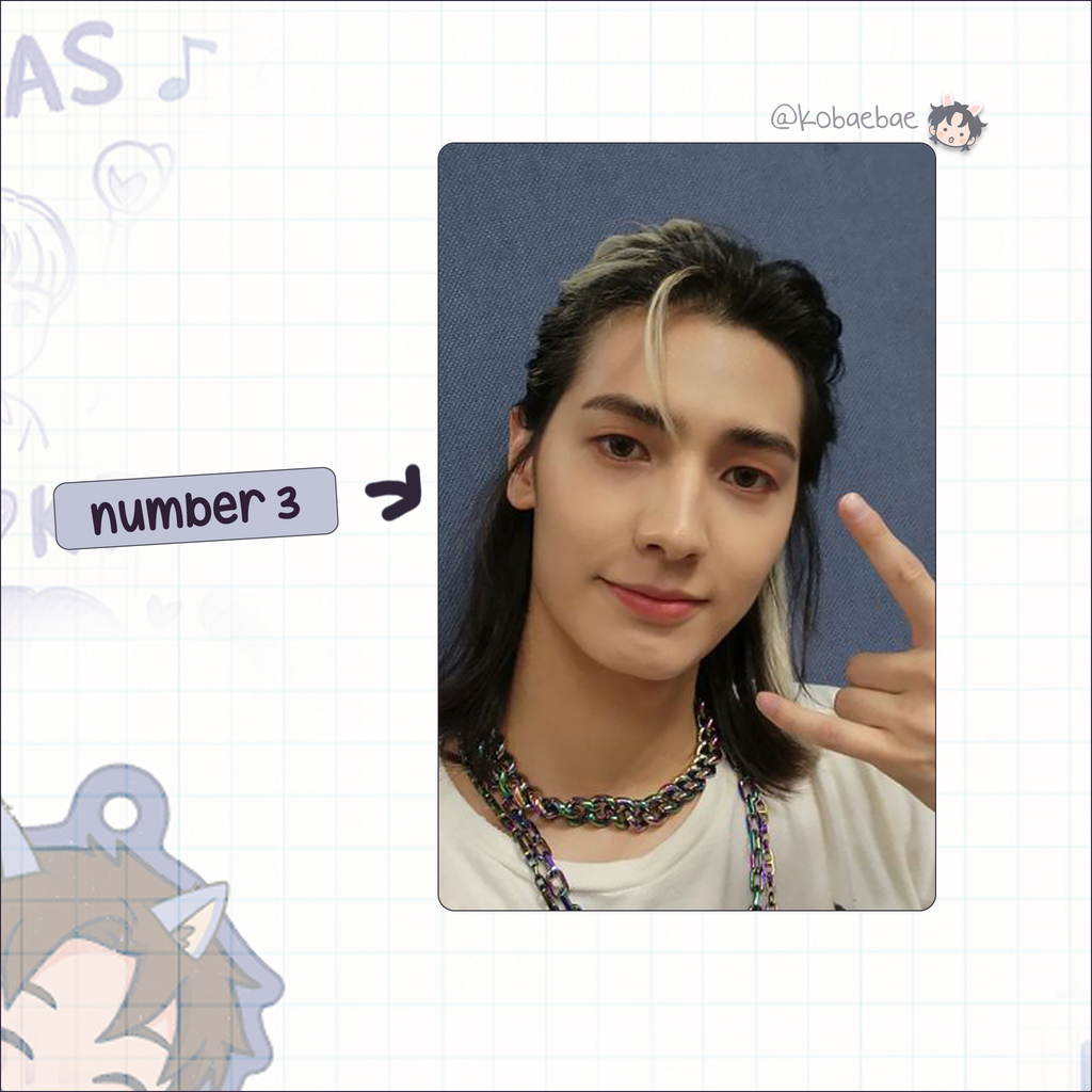 XHR - Jooyeon Handmade photocards kpop inspired - Bias set 2