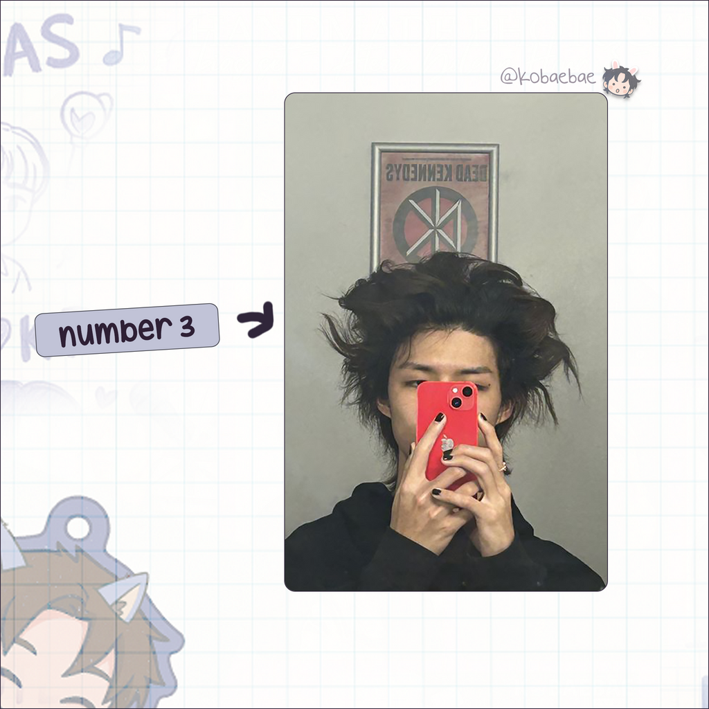 XHR - Junhan Handmade photocards kpop inspired - Bias set 2