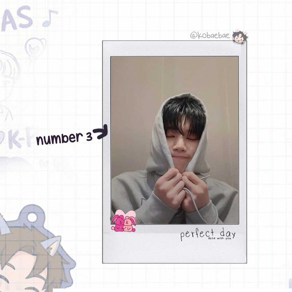 Atz - Date with My Bias - Woo Instant-Style Fanmade Photo Print