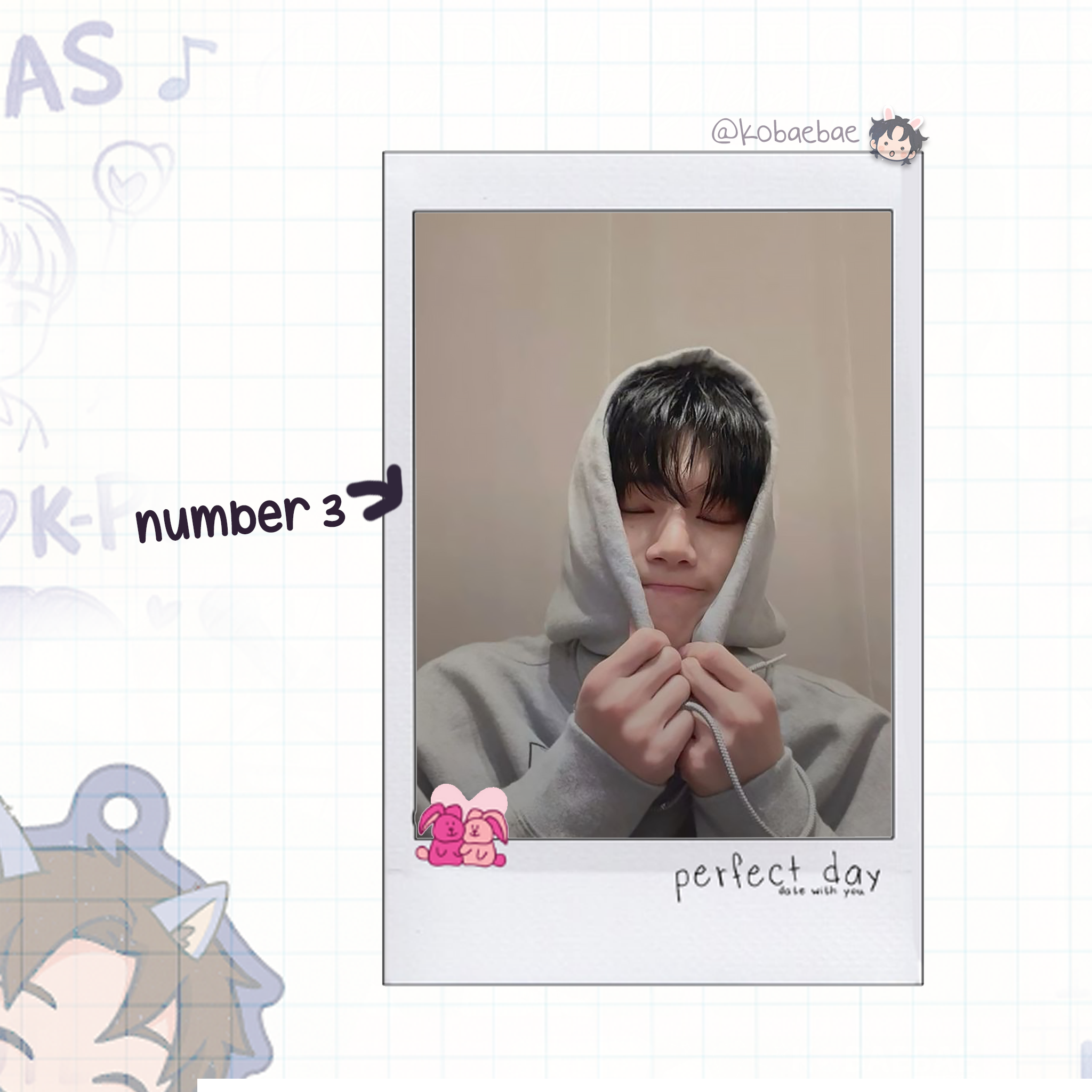 Atz - Date with My Bias - Woo Instant-Style Fanmade Photo Print