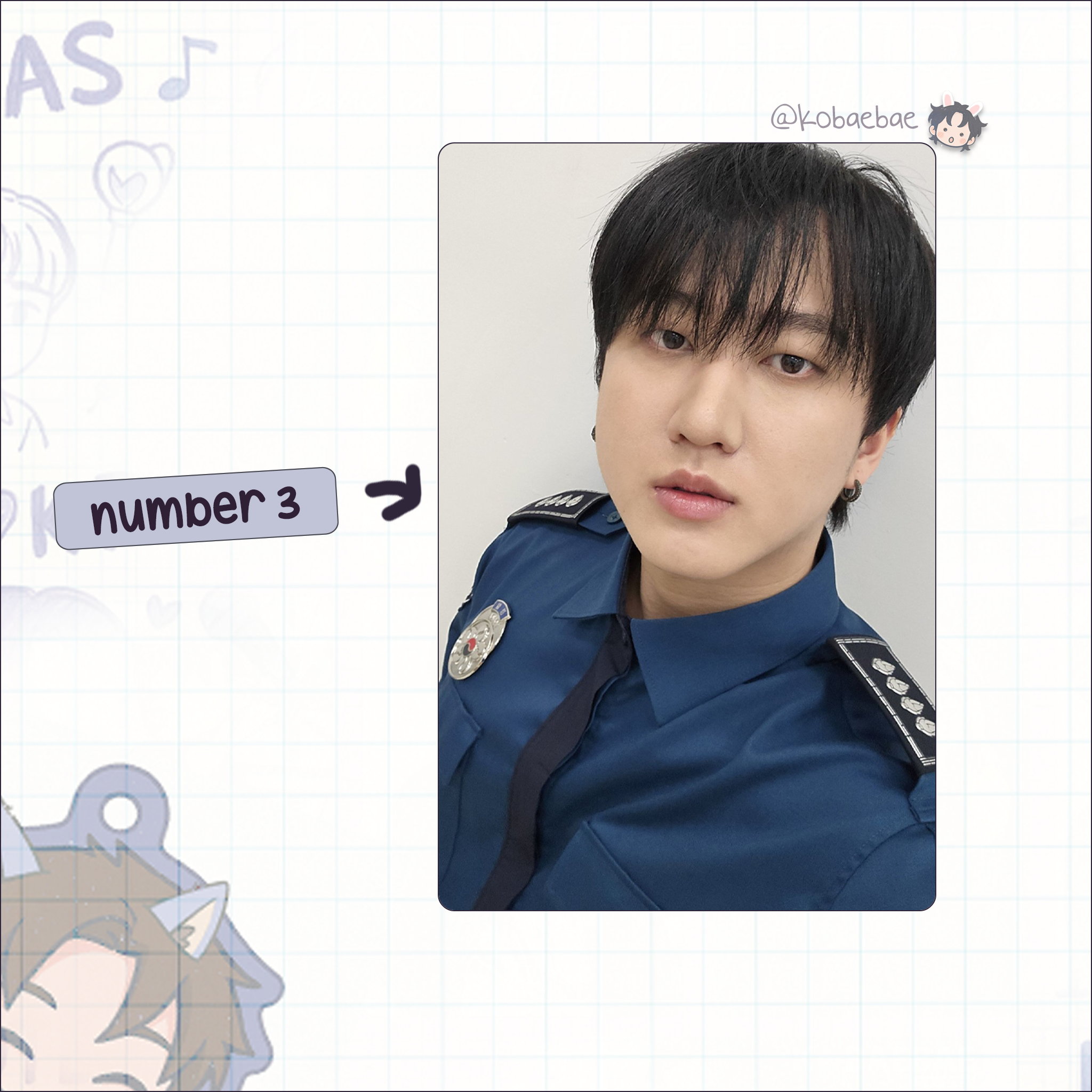 Skz (Stray Kids) - Changbin handmade photocards kpop inspired - Set 9