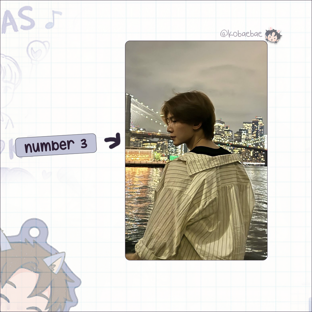 Atz - Yeosang handmade photocards kpop inspired - Set 5