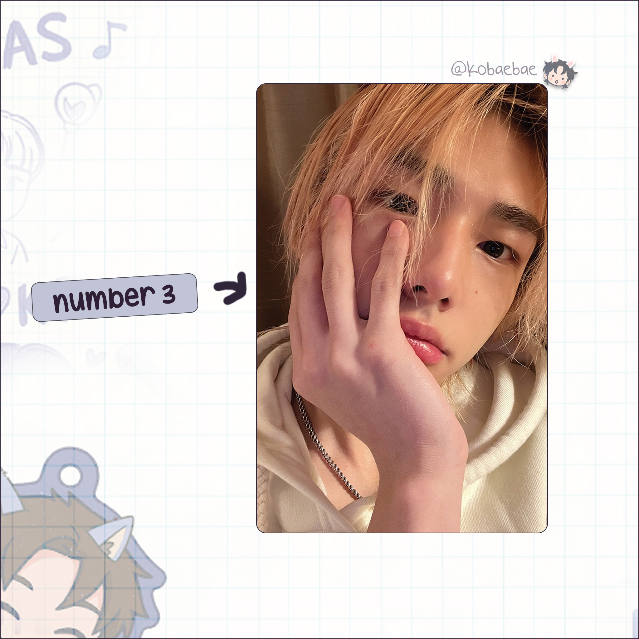 Skz (Stray Kids) - Hyune handmade photocards kpop inspired - Set 6