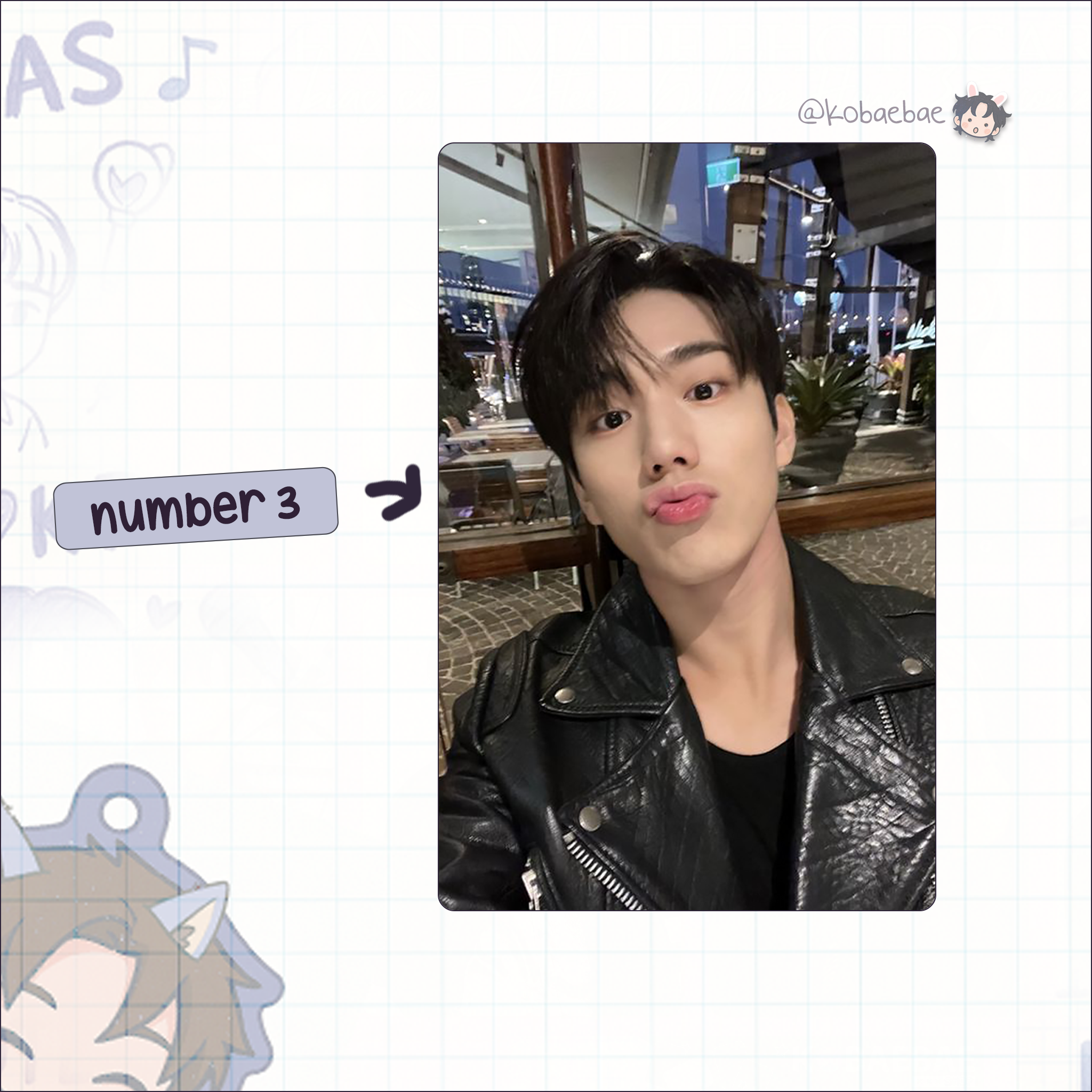 P1H - Tak handmade photocards kpop inspired - Set 2