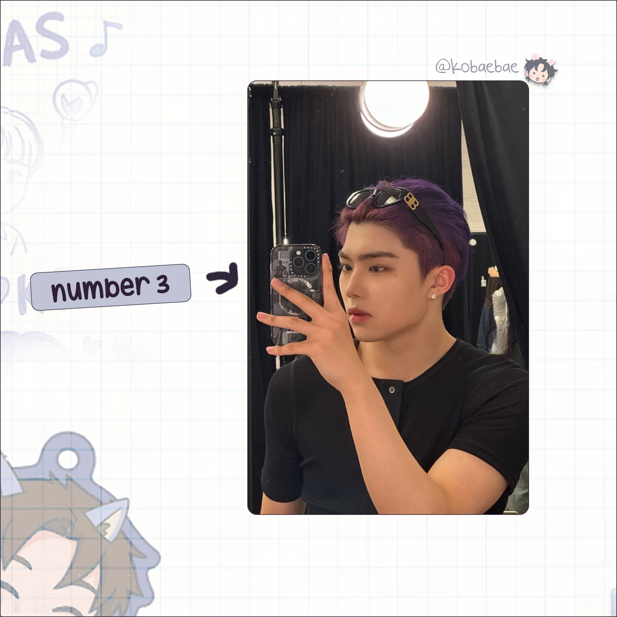 Zb1 - Gunwook handmade photocards kpop inspired - Set 2