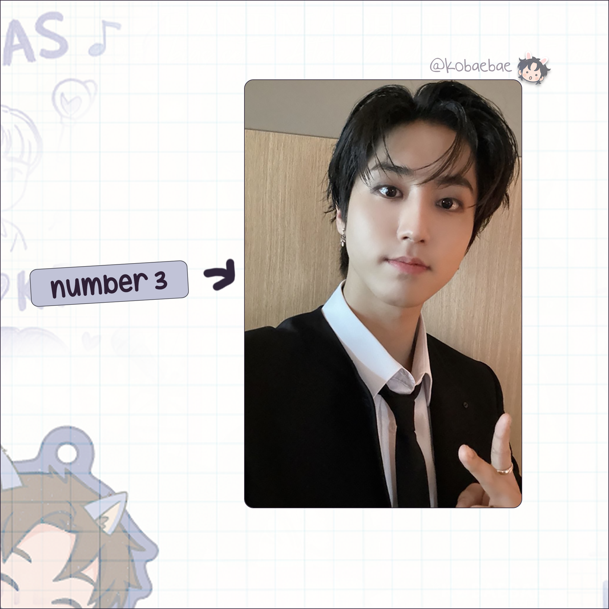 Skz (Stray Kids) - Han handmade photocards kpop inspired - Set 10