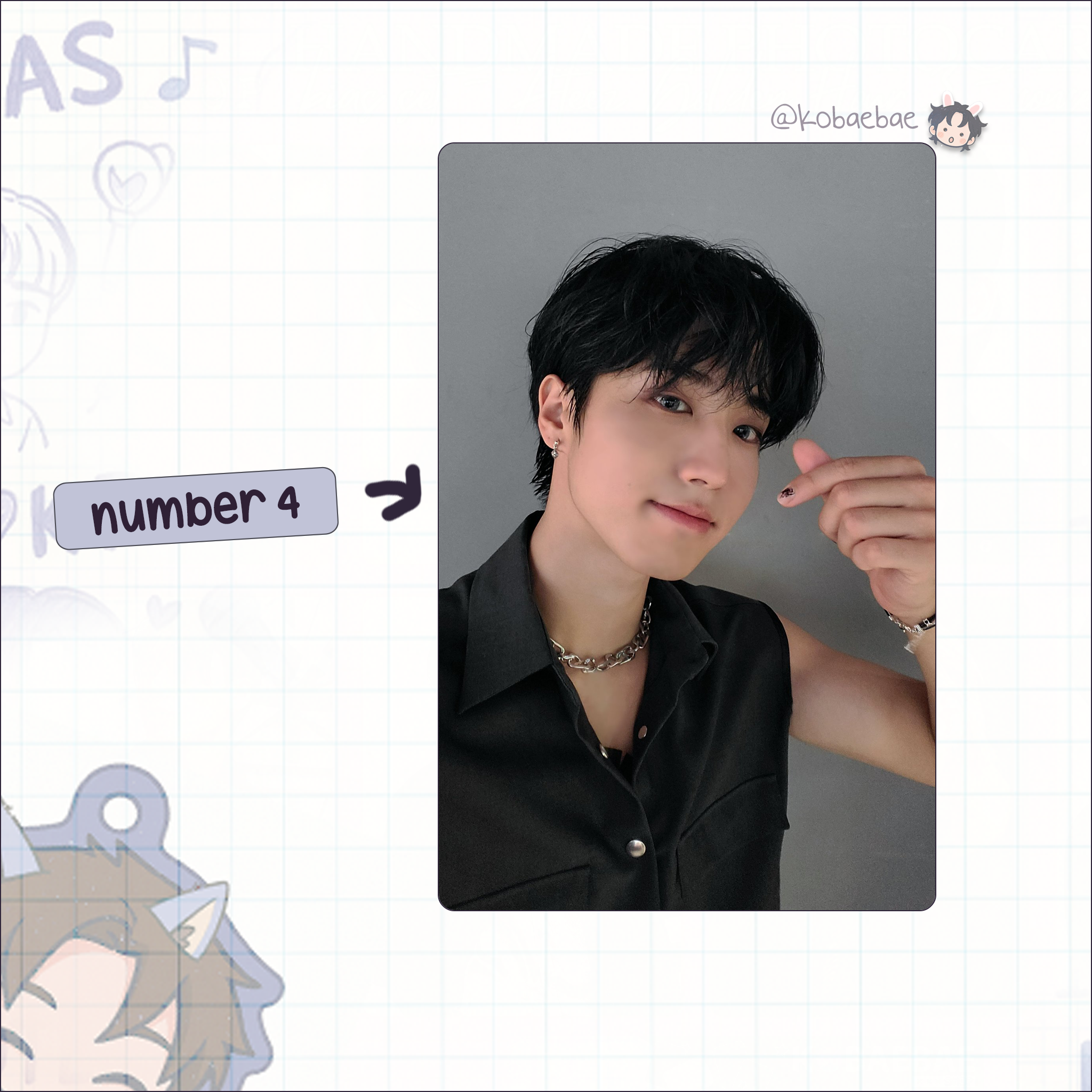 Skz - Han Handmade photocards kpop inspired - Bias set 5