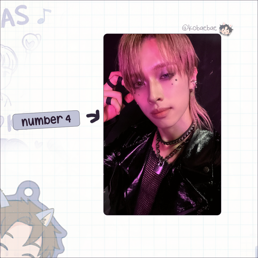 XHR (Xdinary Heroes) - Gaon Handmade photocards kpop inspired - Bias set 3