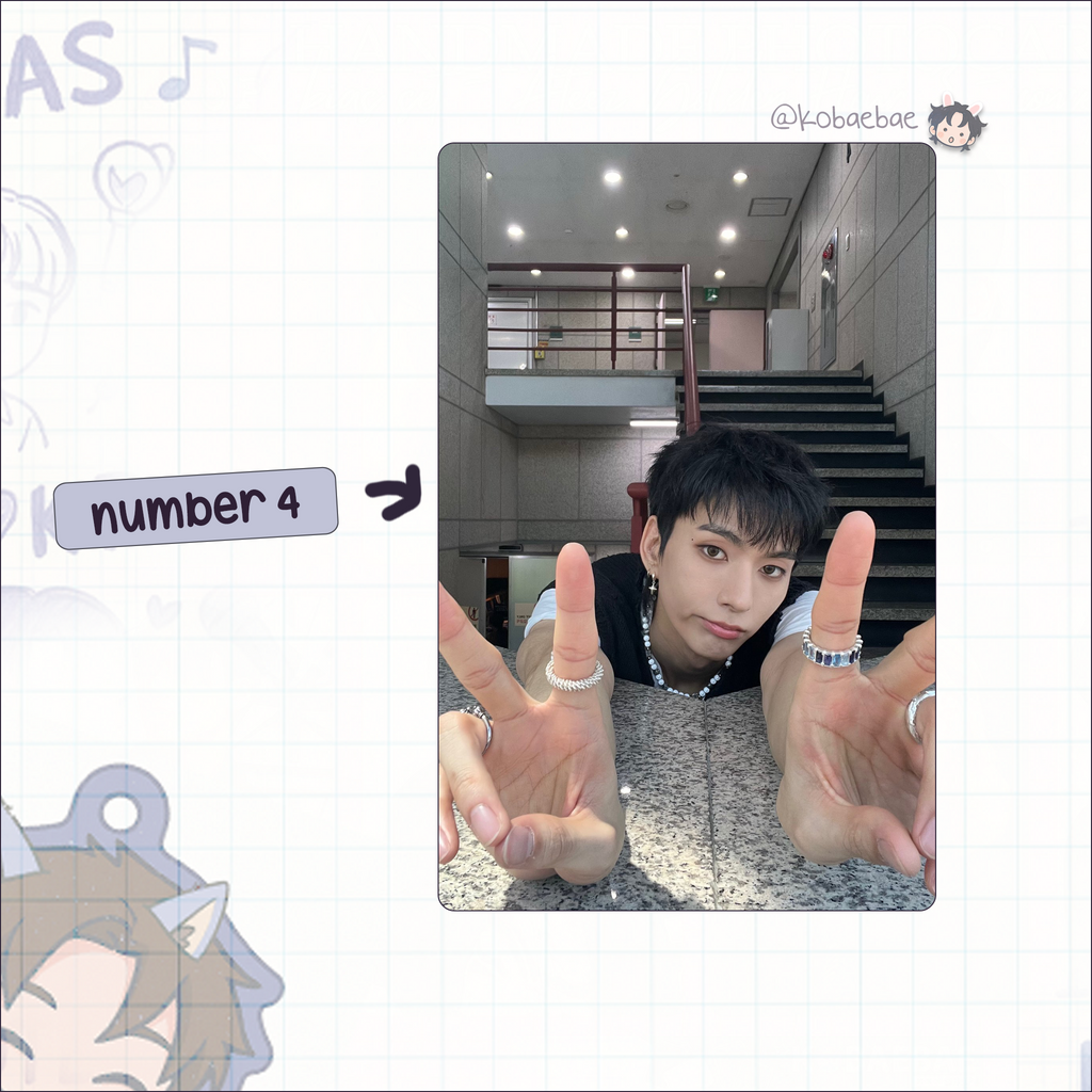 XHR (Xdinary Heroes) - Ode Handmade photocards kpop inspired - Bias set 3