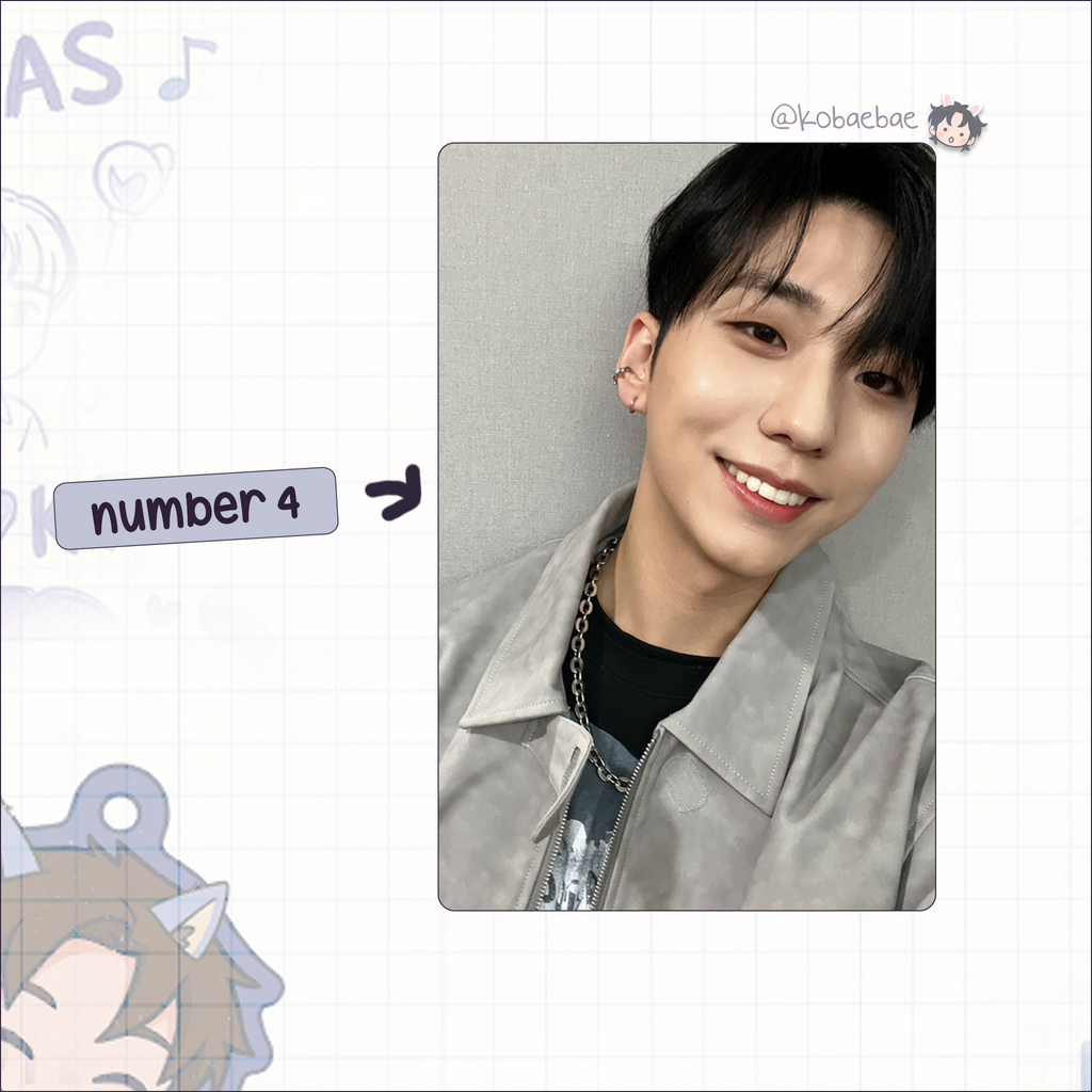 XHR - Gunil Handmade photocards kpop inspired - Bias set 2