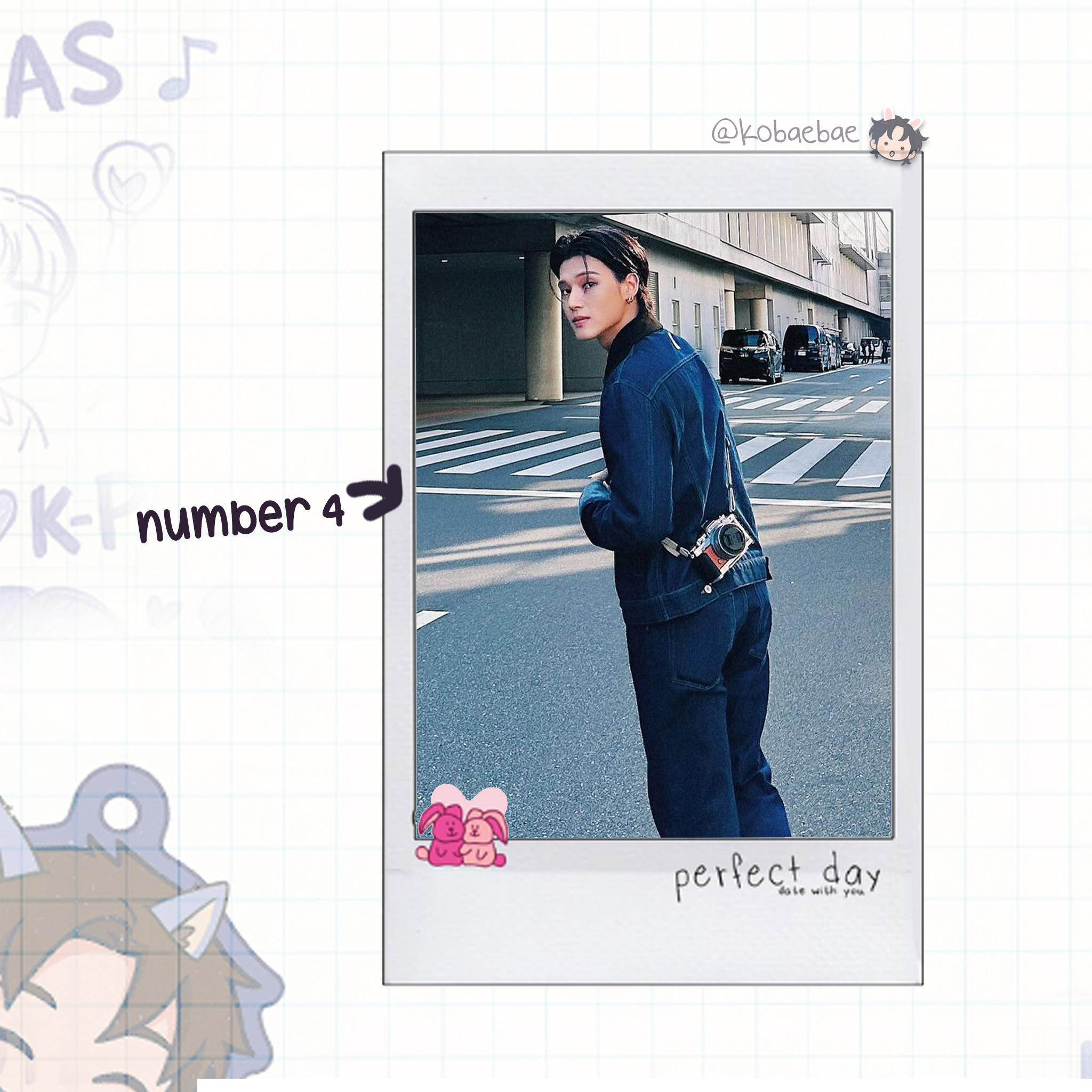 Atz - Date with My Bias - Woo Instant-Style Fanmade Photo Print