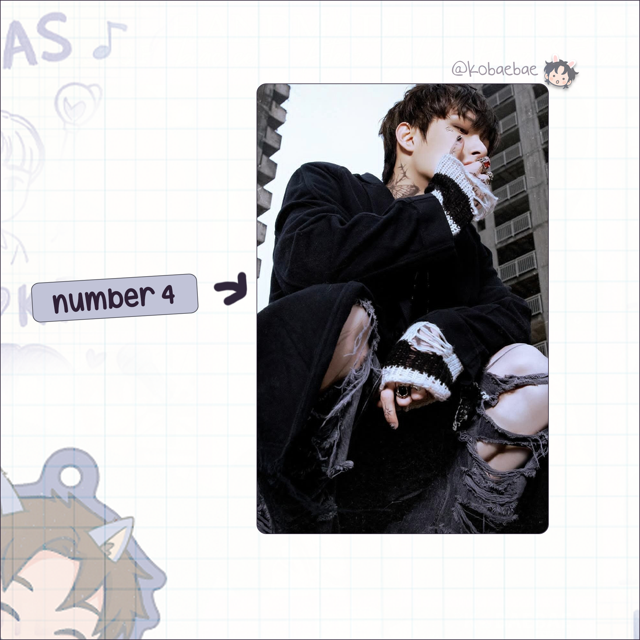 Atz - Mingi handmade photocards kpop inspired - Set 4