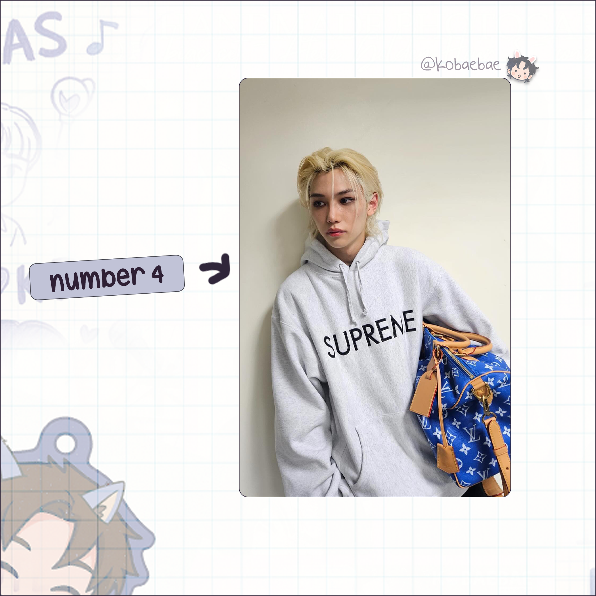 Skz (Stray Kids) - Felix handmade photocards kpop inspired - Set 8