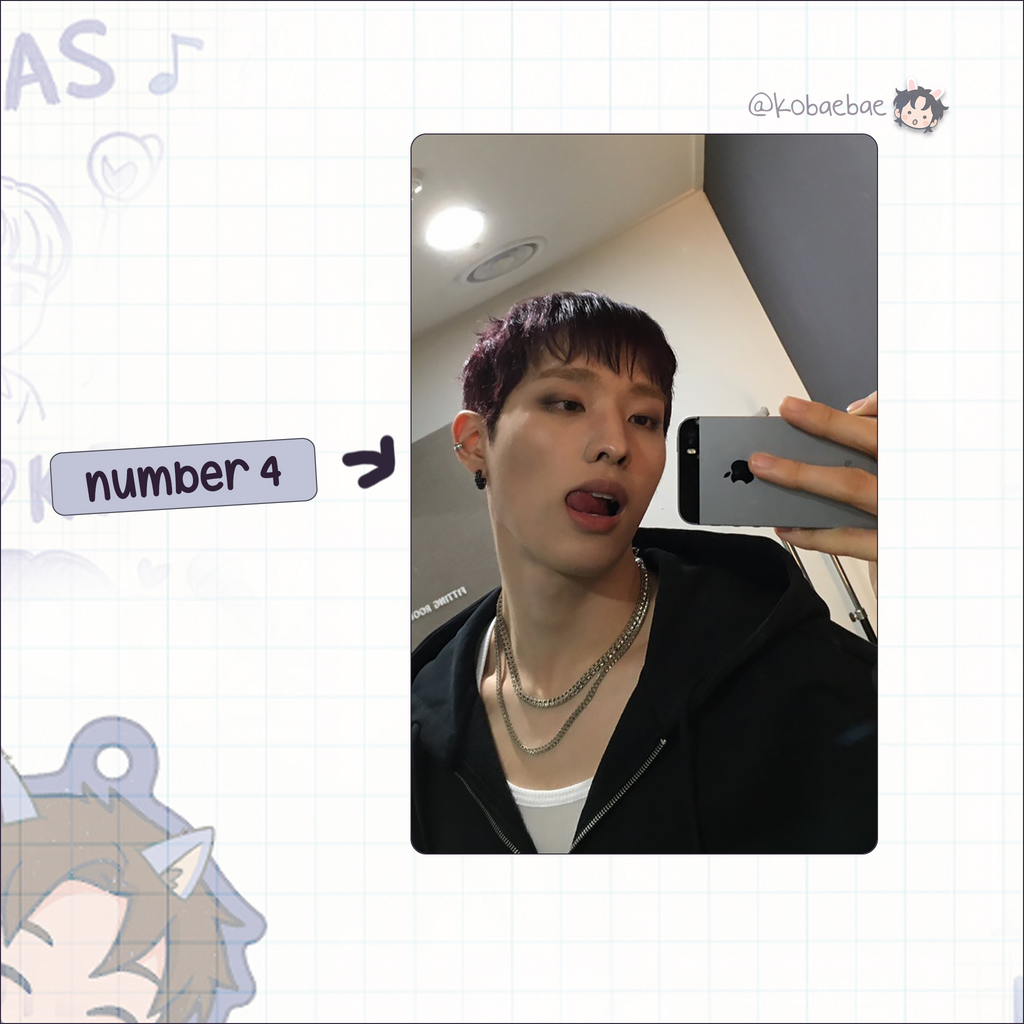 P1H - Keeho handmade photocards kpop inspired - Set 2