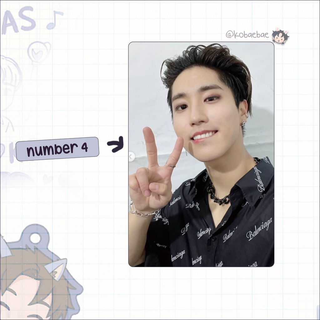 Skz (Stray Kids) - Han handmade photocards kpop inspired - Set 6
