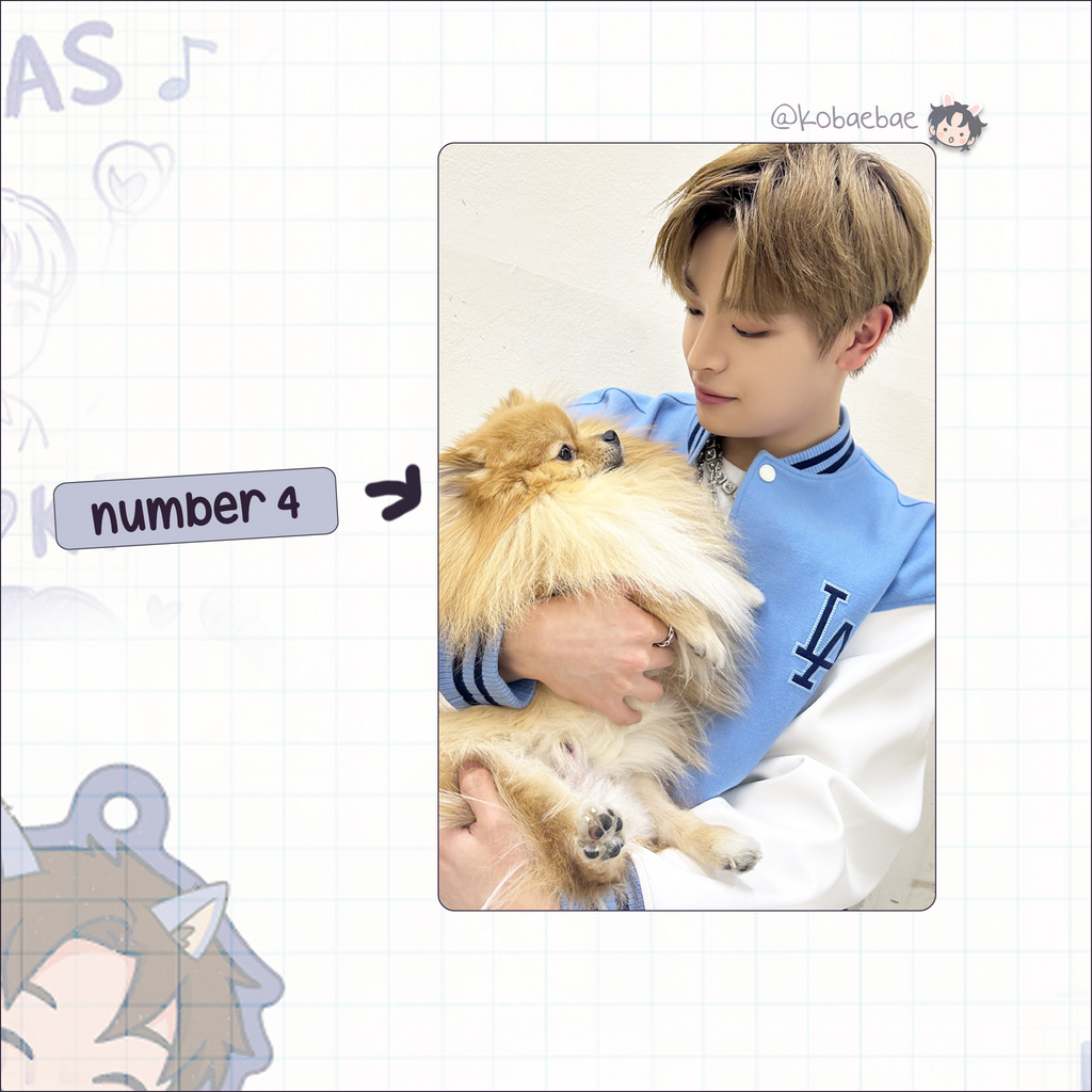 Xikers - Yechan handmade photocards kpop inspired - Set 2