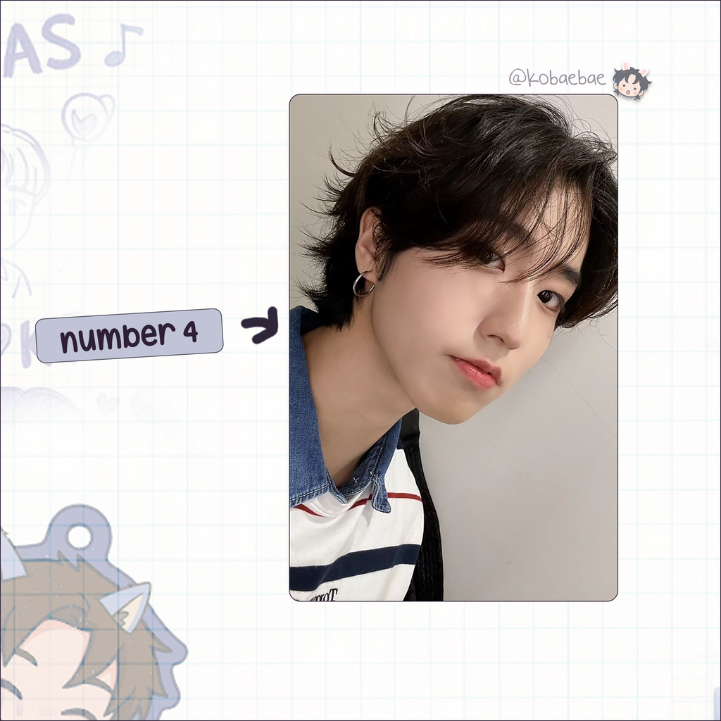 Skz (Stray Kids) - Han handmade photocards kpop inspired - Set 9