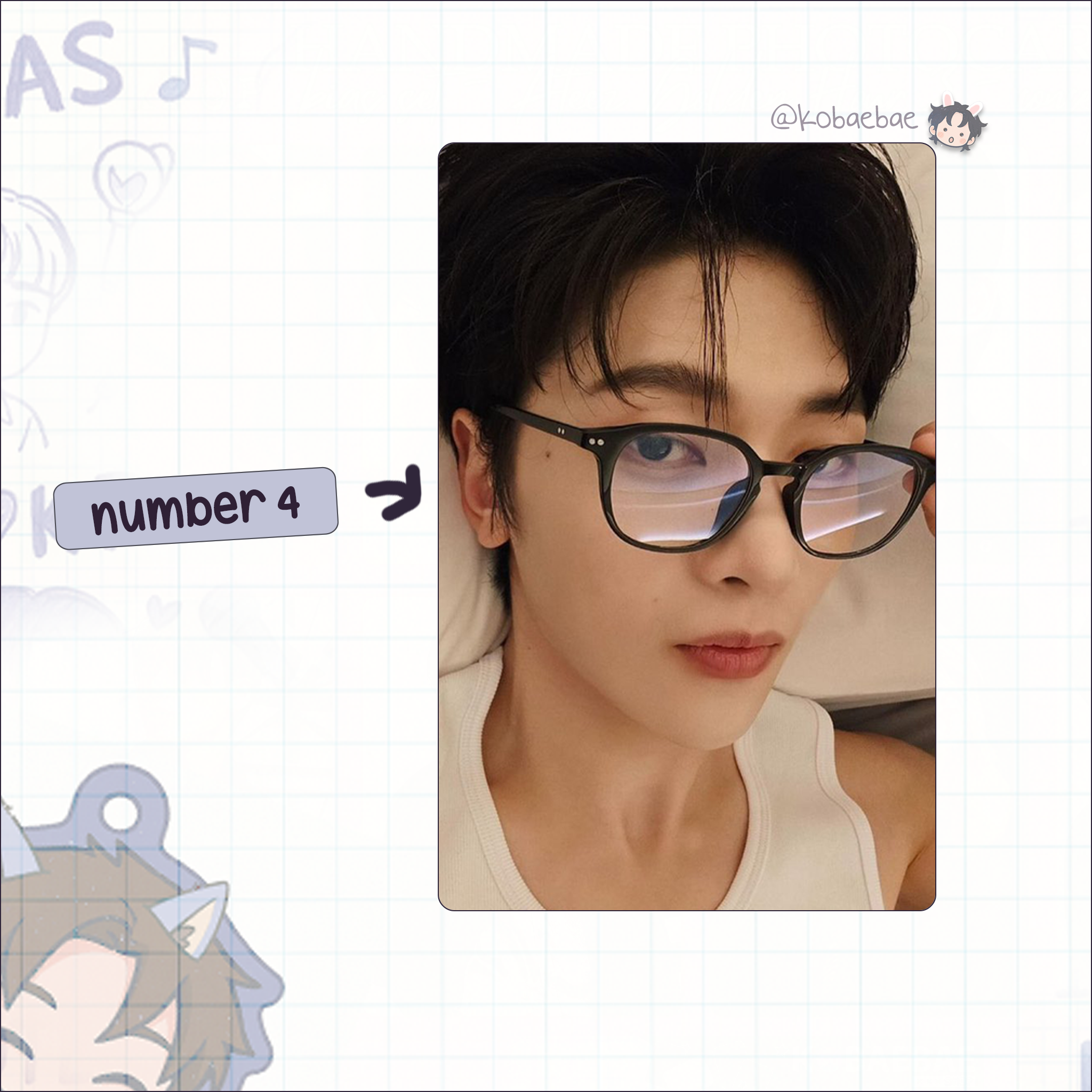 Zb1 - Matthew handmade photocards kpop inspired - Set 3