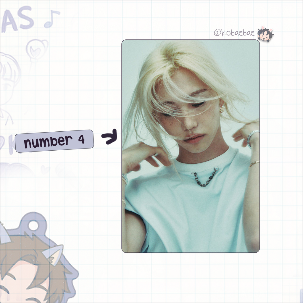 Stray Kids (Skz) -Lix Handmade photocards kpop inspired - El. Set 2