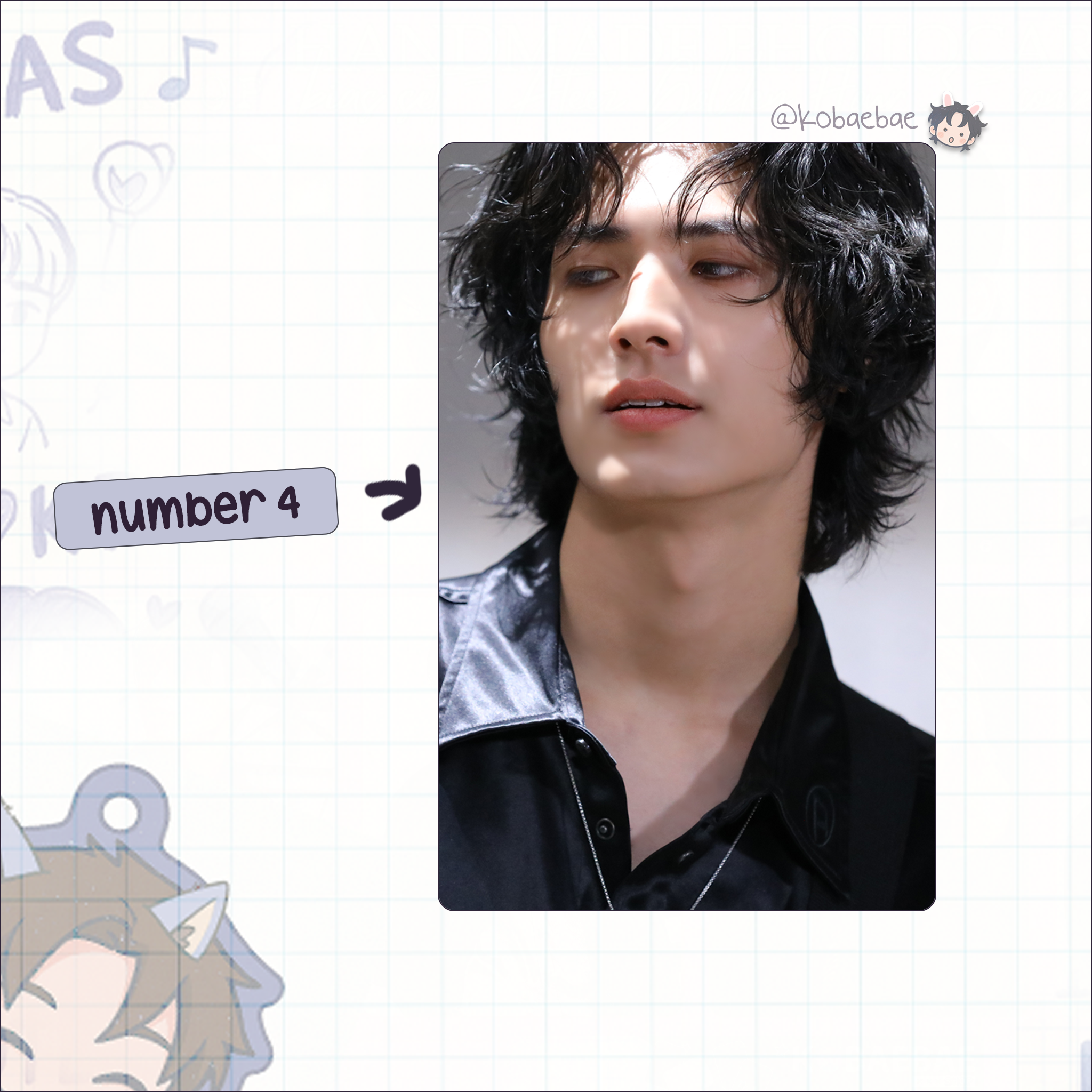 XHR - Jooyeon Handmade photocards kpop inspired - Bias set 2