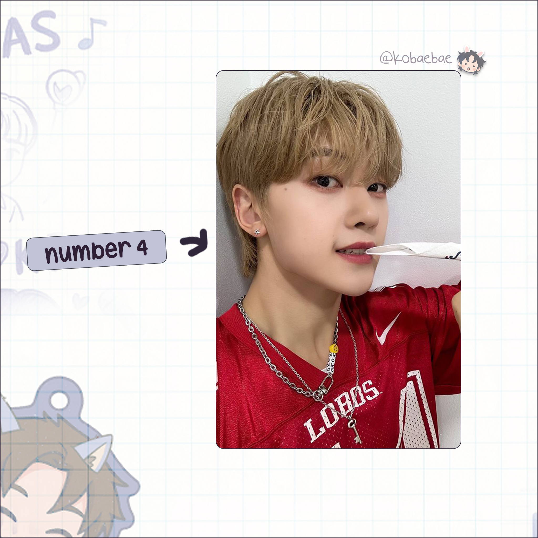 Zb1 - Matthew handmade photocards kpop inspired - Set 2