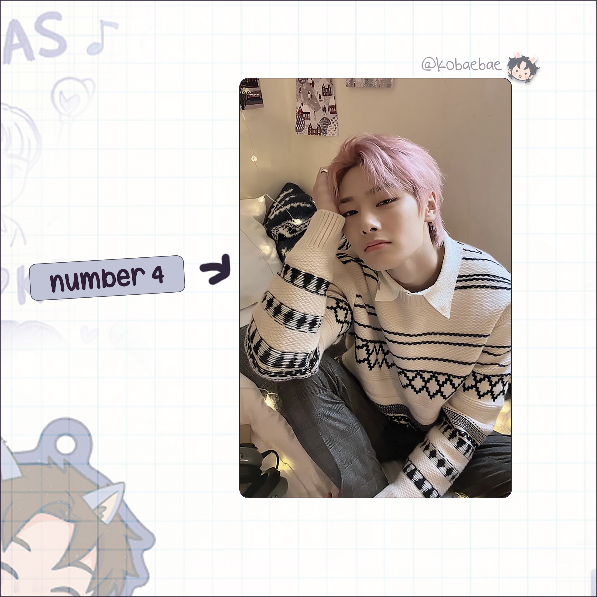 Skz - In Handmade photocards kpop inspired - Bias set 5