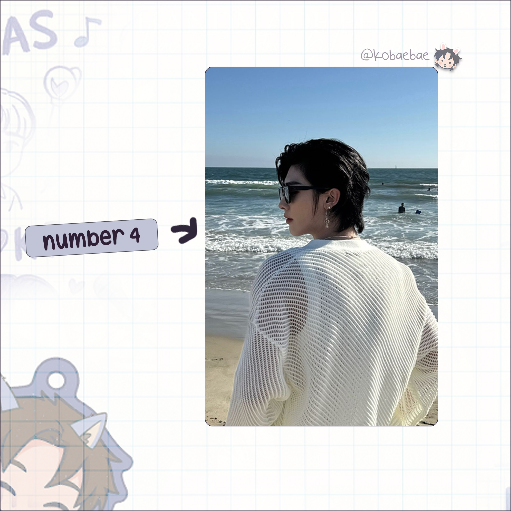 Zb1 - Ricky handmade photocards kpop inspired - Set 3