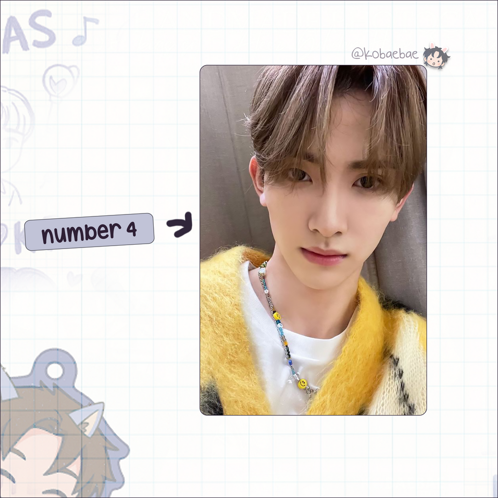 Xkrs - Seeun handmade photocards kpop inspired - Set 1