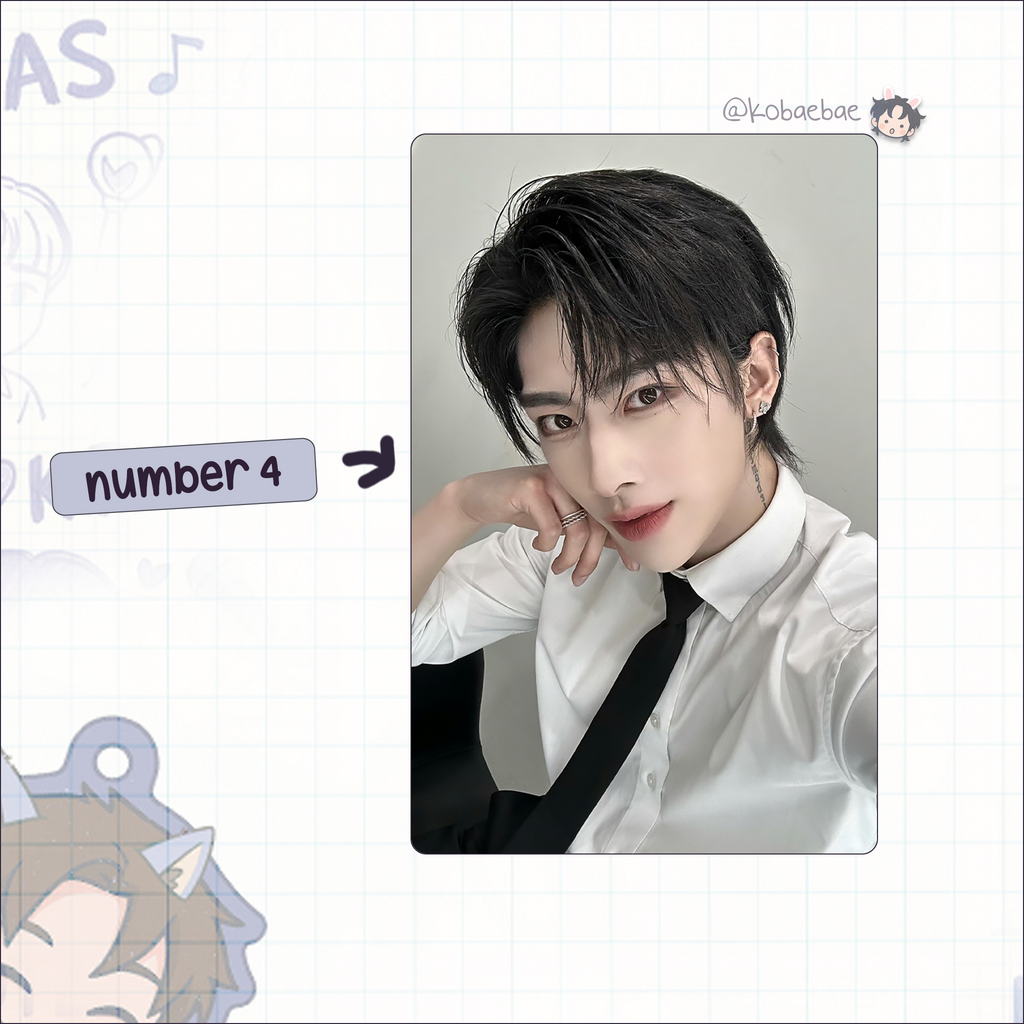 Zb1 - Rick handmade photocards kpop inspired - Set 2