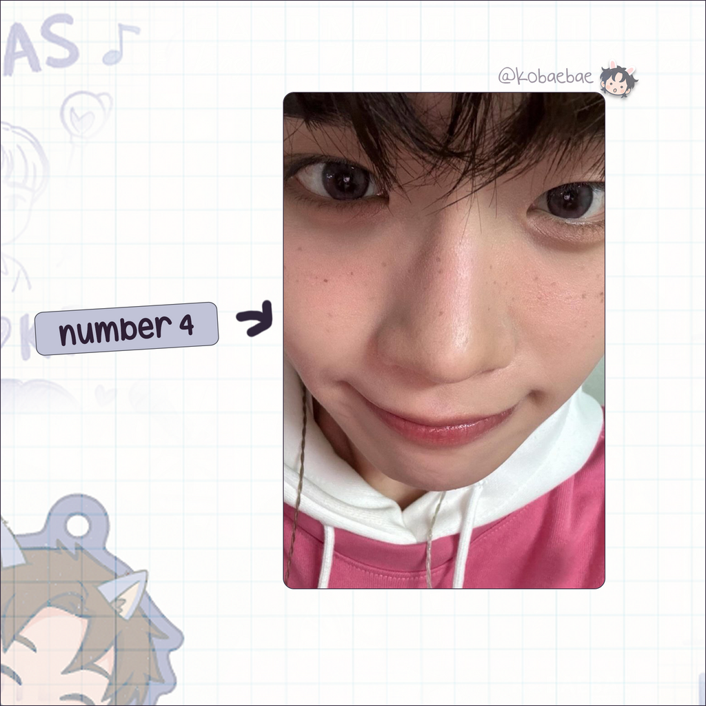 Zb1 - Taerae handmade photocards kpop inspired - Set 2