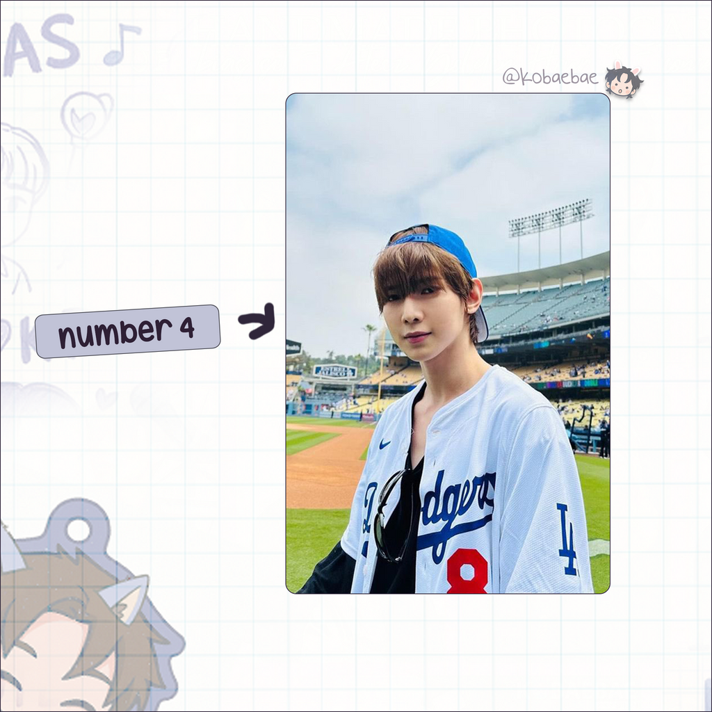 Atz - Yeosang handmade photocards kpop inspired - Set 4