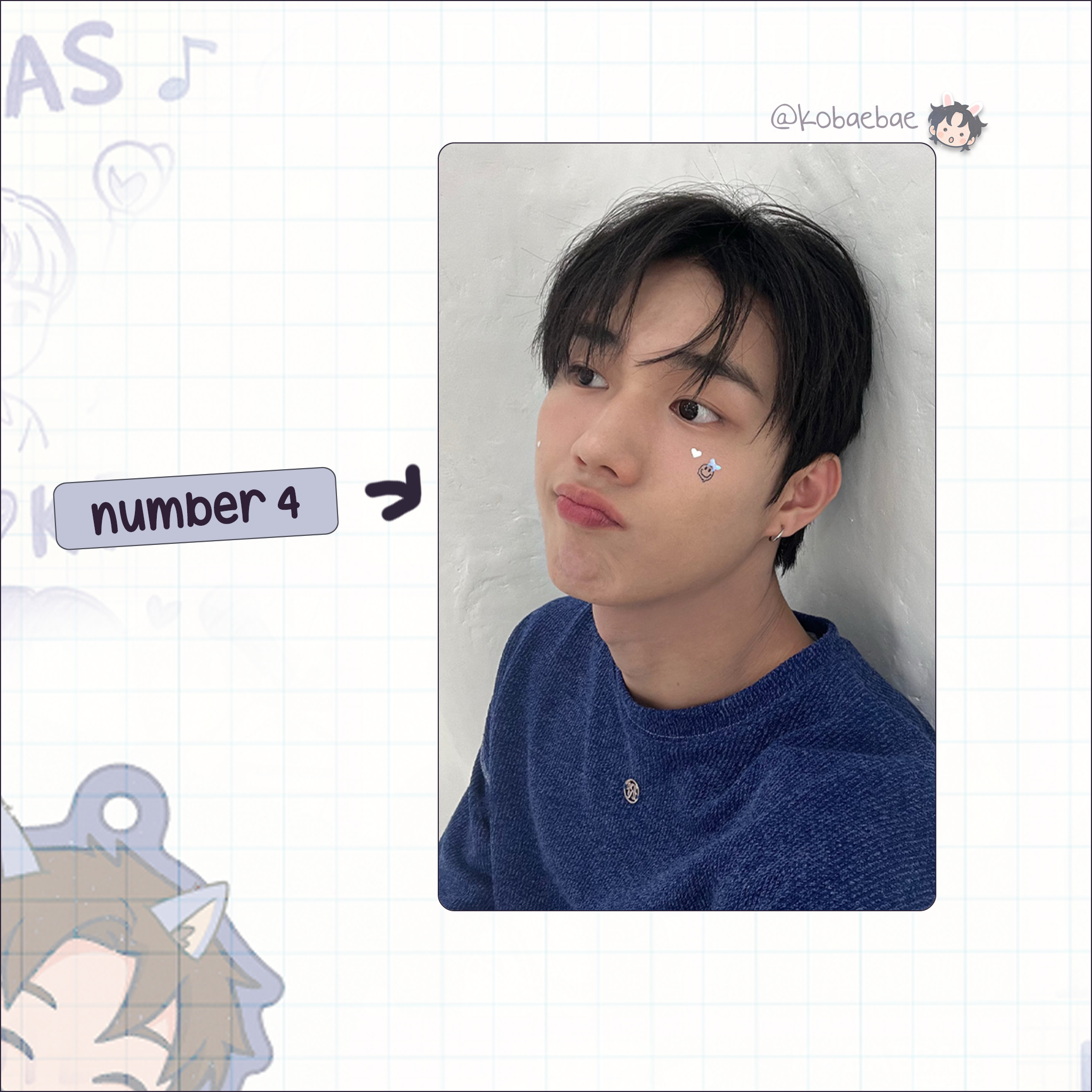 P1harmony - Intak handmade photocards kpop inspired - Set 3