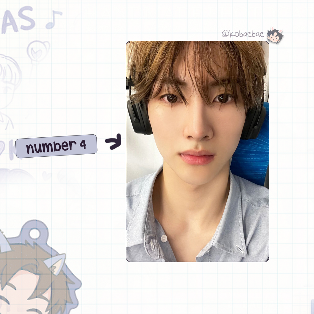 Xikers - Seeun handmade photocards kpop inspired - Set 2