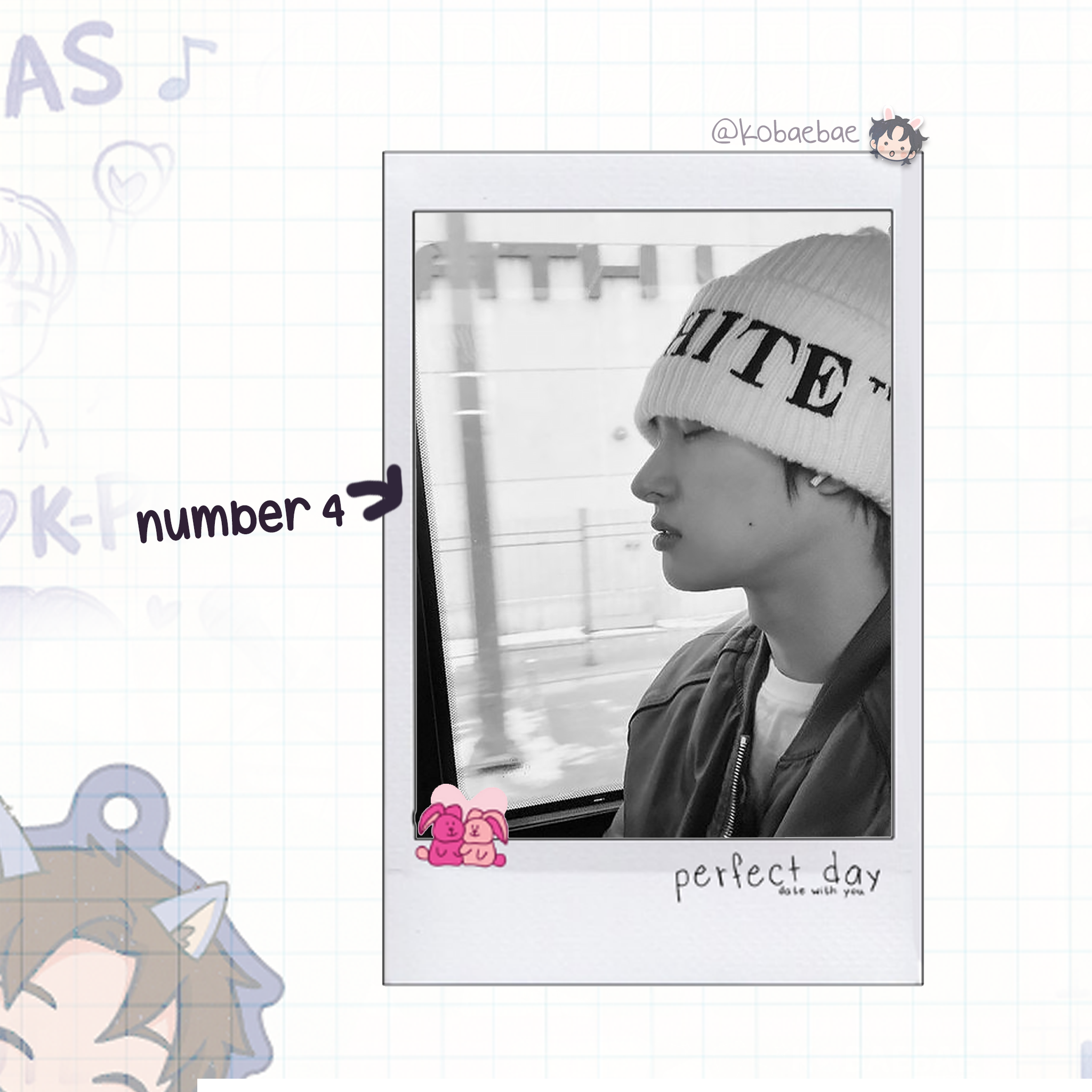 Atz - Date with My Bias - Mingie Instant-Style Fanmade Photo Print