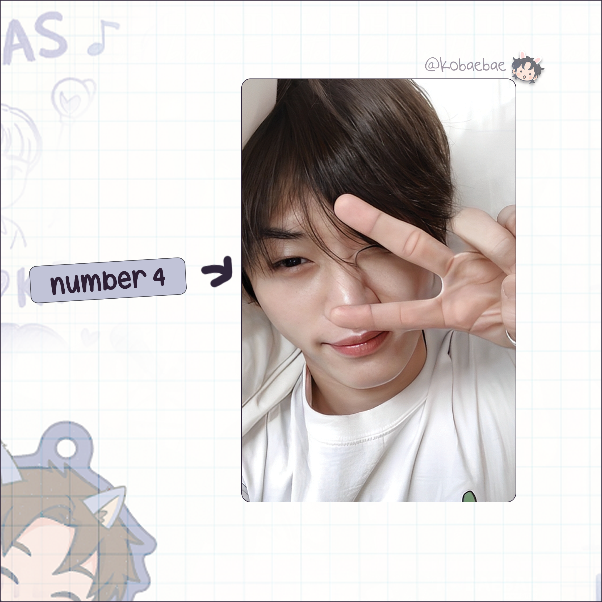 Skz (Stray Kids) - Lino handmade photocards kpop inspired - Set 6