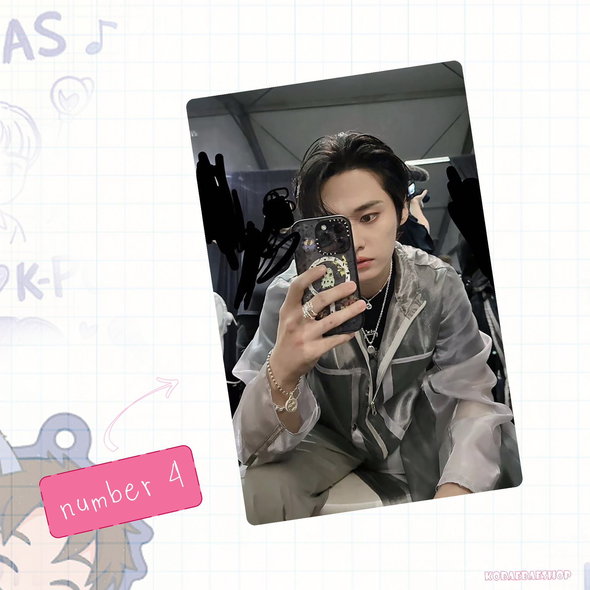 Skz - Minho handmade photocards kpop inspired - Set 3