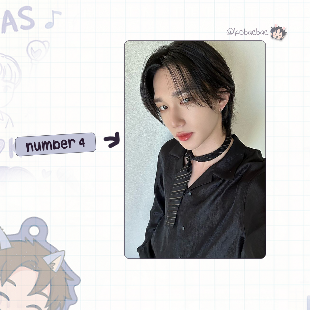 P1H - Theo handmade photocards kpop inspired - Set 2