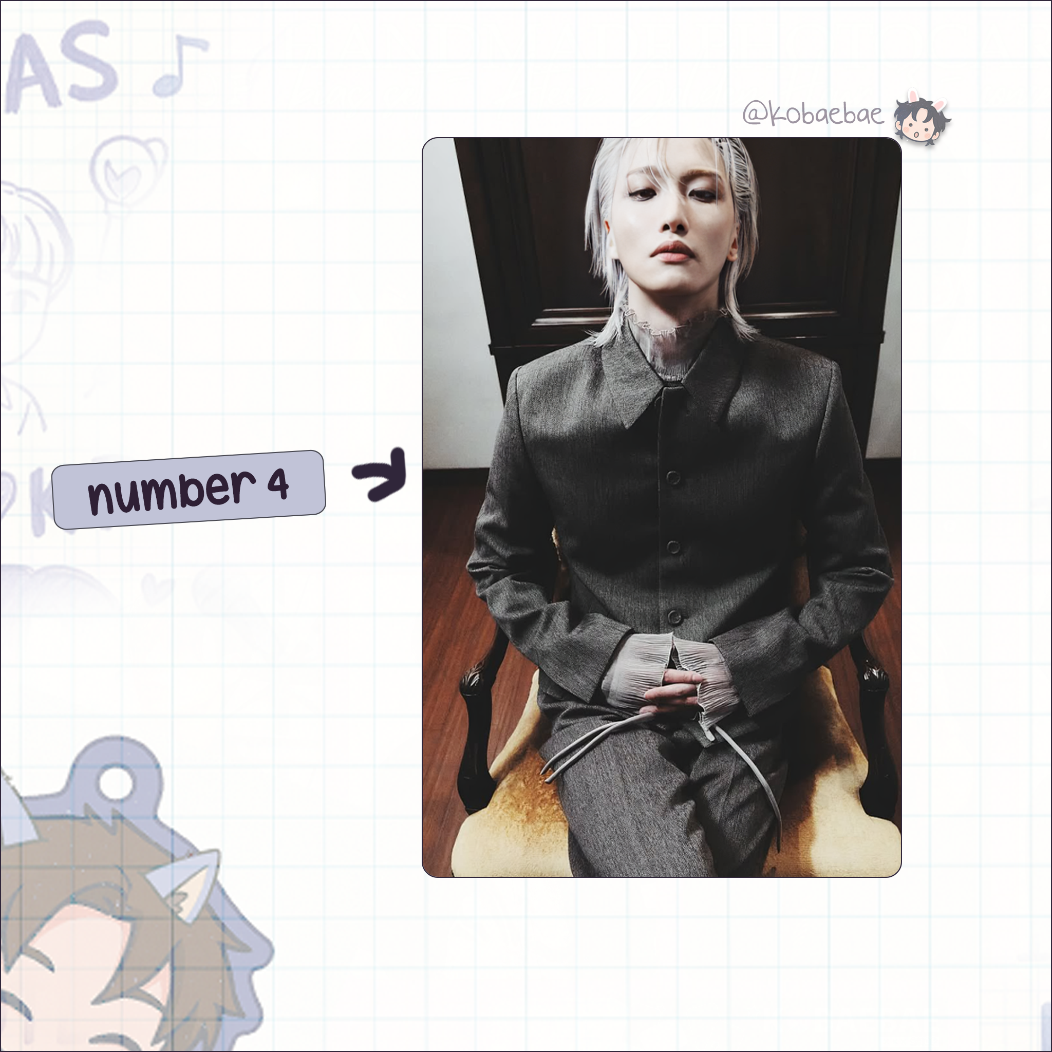 Atz - Hwa Esq.  Handmade photocards kpop inspired - Bias set