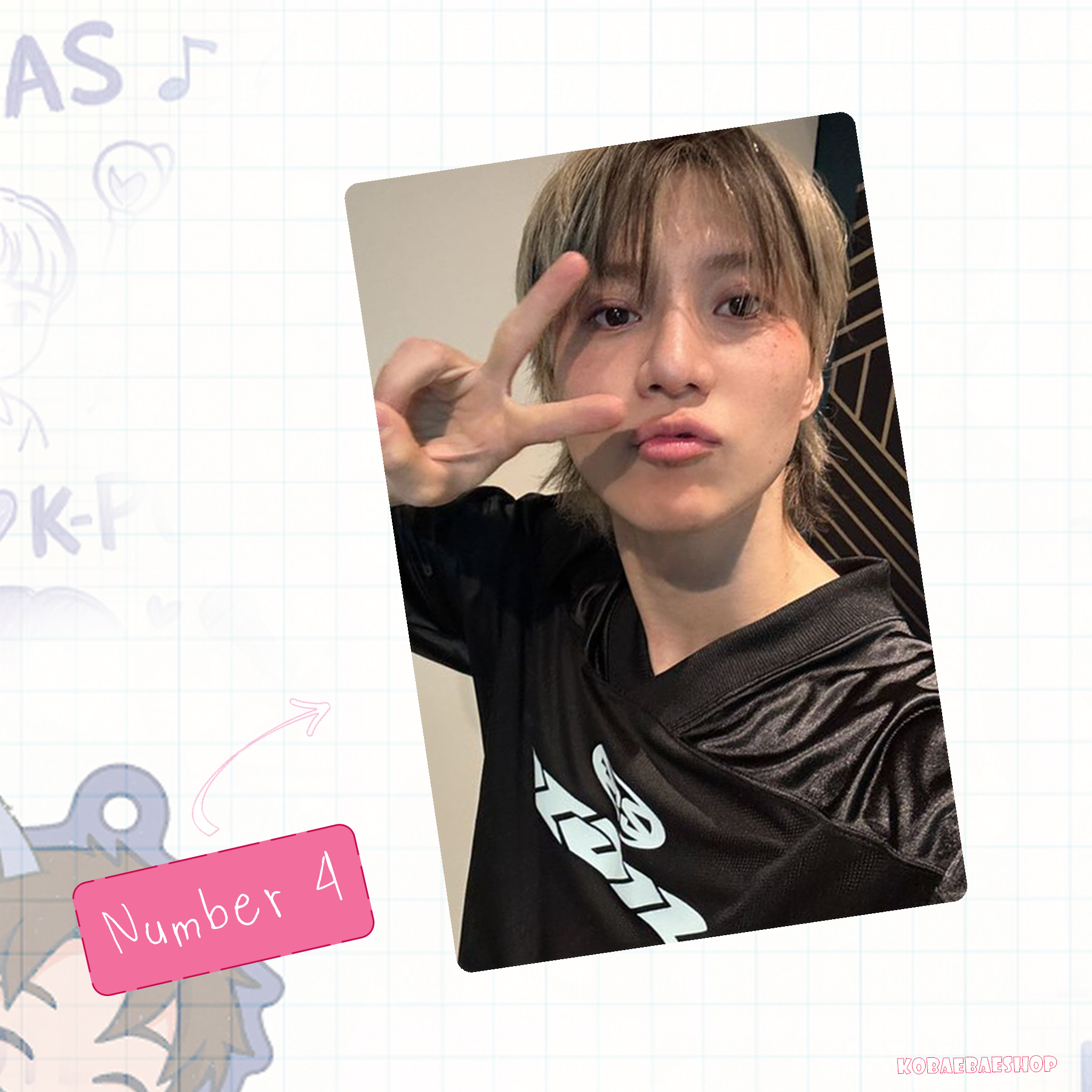 Taemin - Handmade photocards kpop inspired - Bias set 1