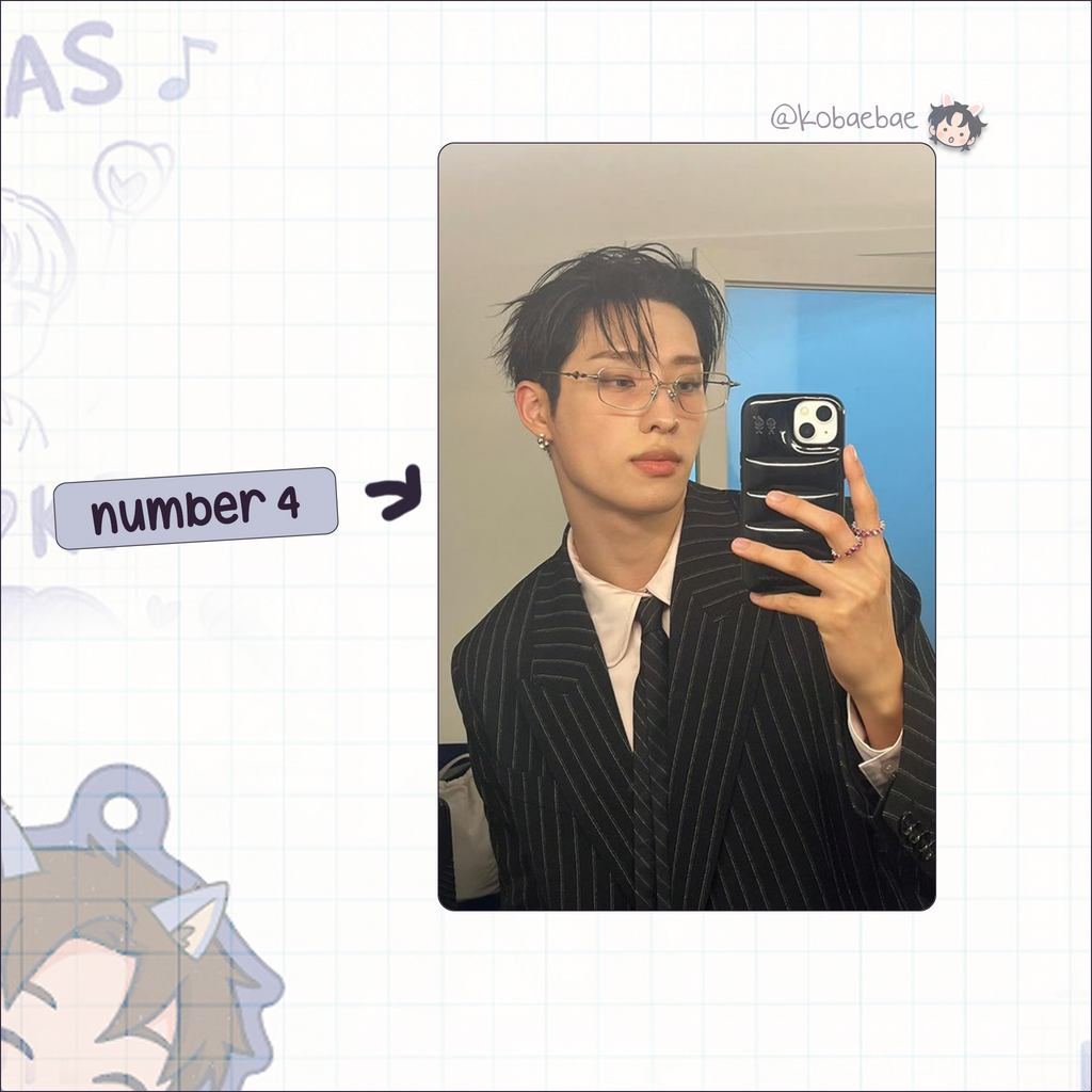 P1harmony - Keeho handmade photocards kpop inspired - Set 3