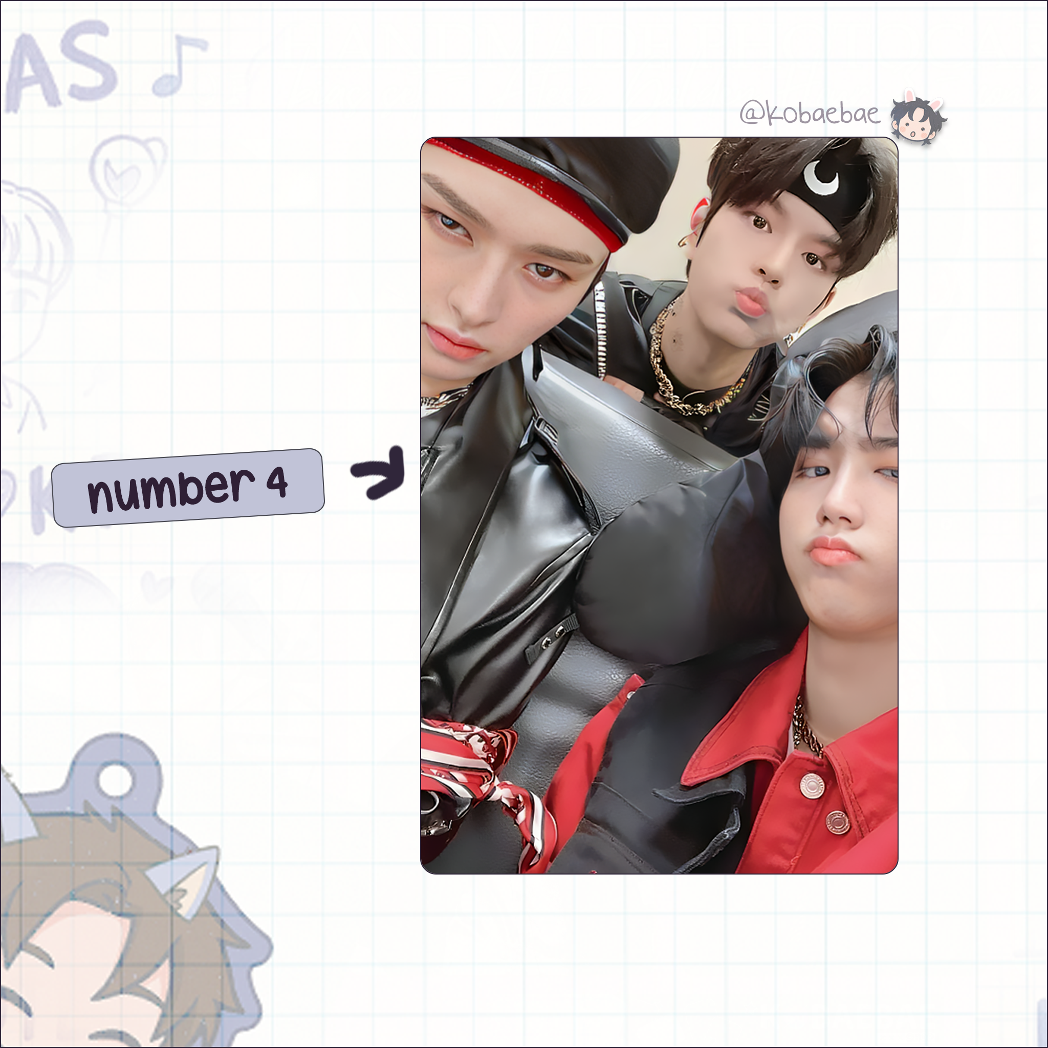 Stray Kids (Skz) - Ot8 Unit Handmade photocards kpop inspired - Bias set 1