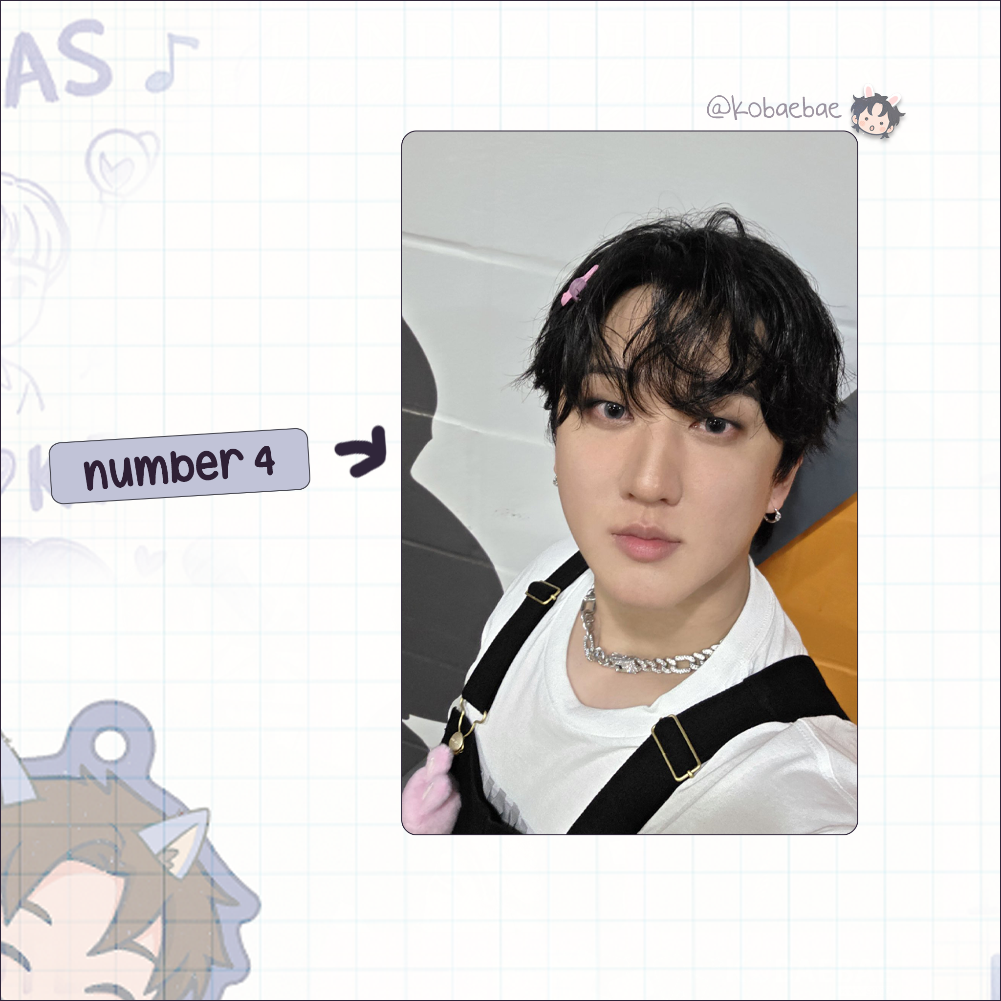 Skz (Stray Kids) - Changbin handmade photocards kpop inspired - Set 8