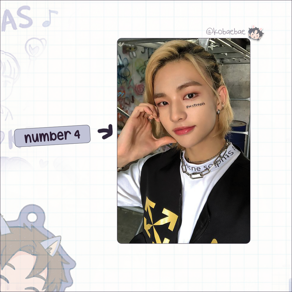 Skz - Hyune Handmade photocards kpop inspired - Bias set 5