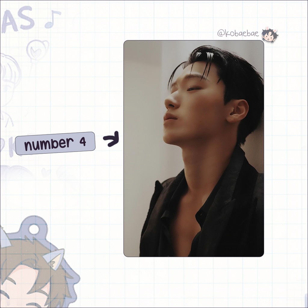 Atz - San handmade photocards kpop inspired - Set 5