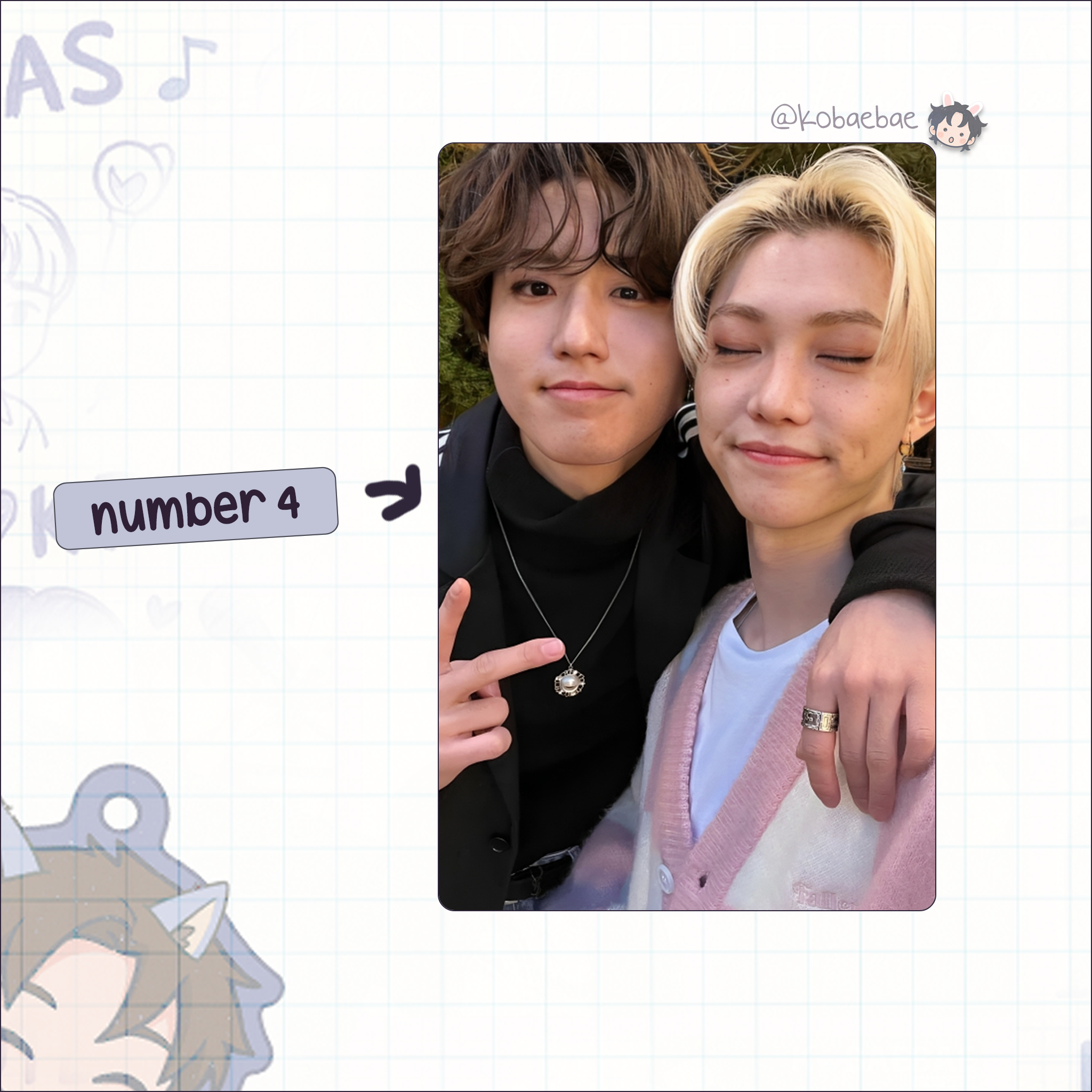 Stray Kids (Skz) - Ot8 Unit Handmade photocards kpop inspired - Bias set 3