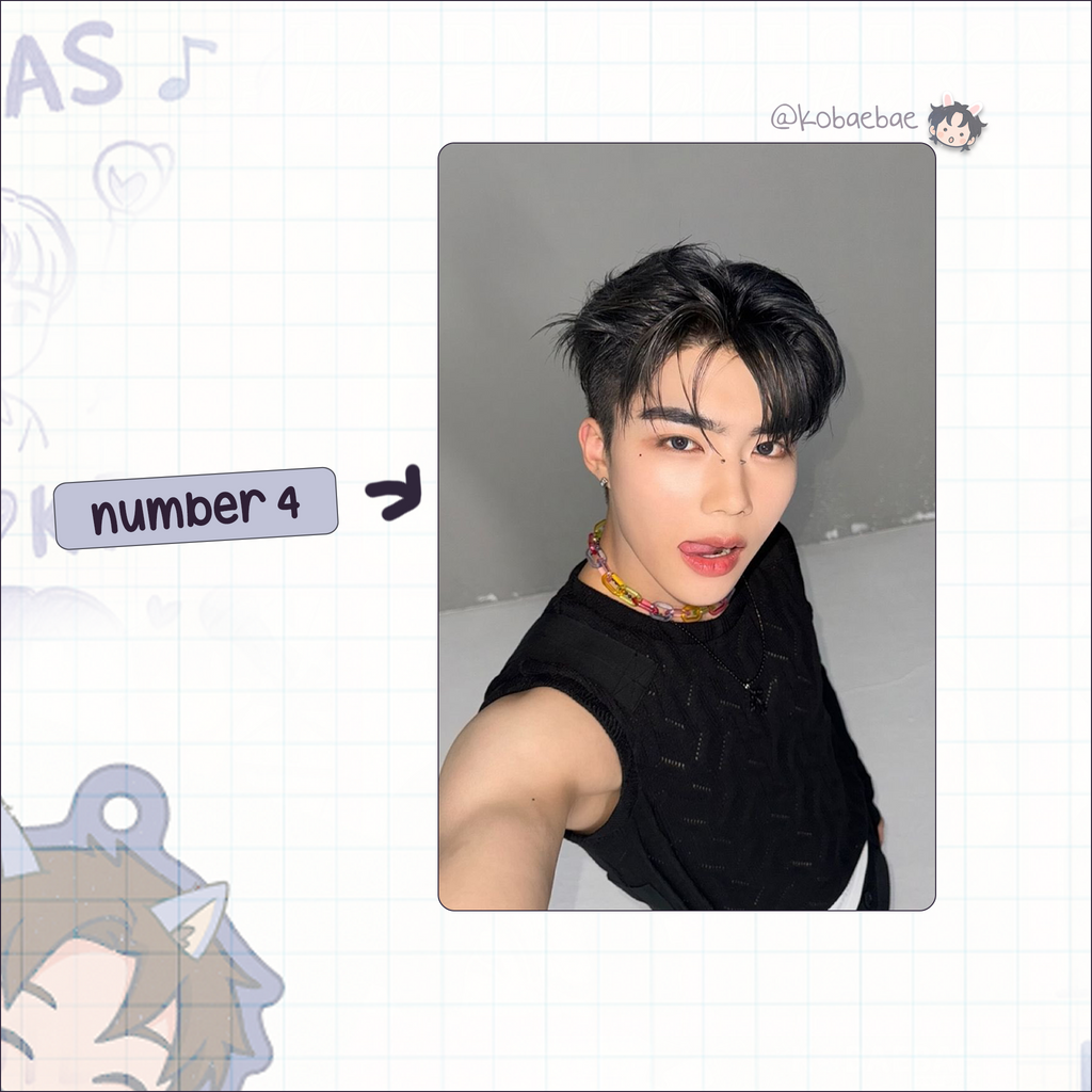 Zb1 - Gunwook handmade photocards kpop inspired - Set 2