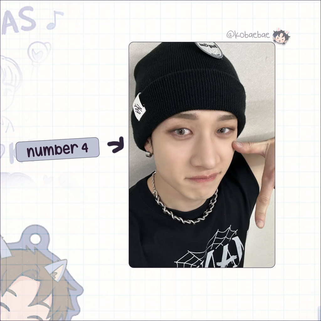 Stray Kids (Skz) - Chan Handmade photocards kpop inspired - Bias set 5